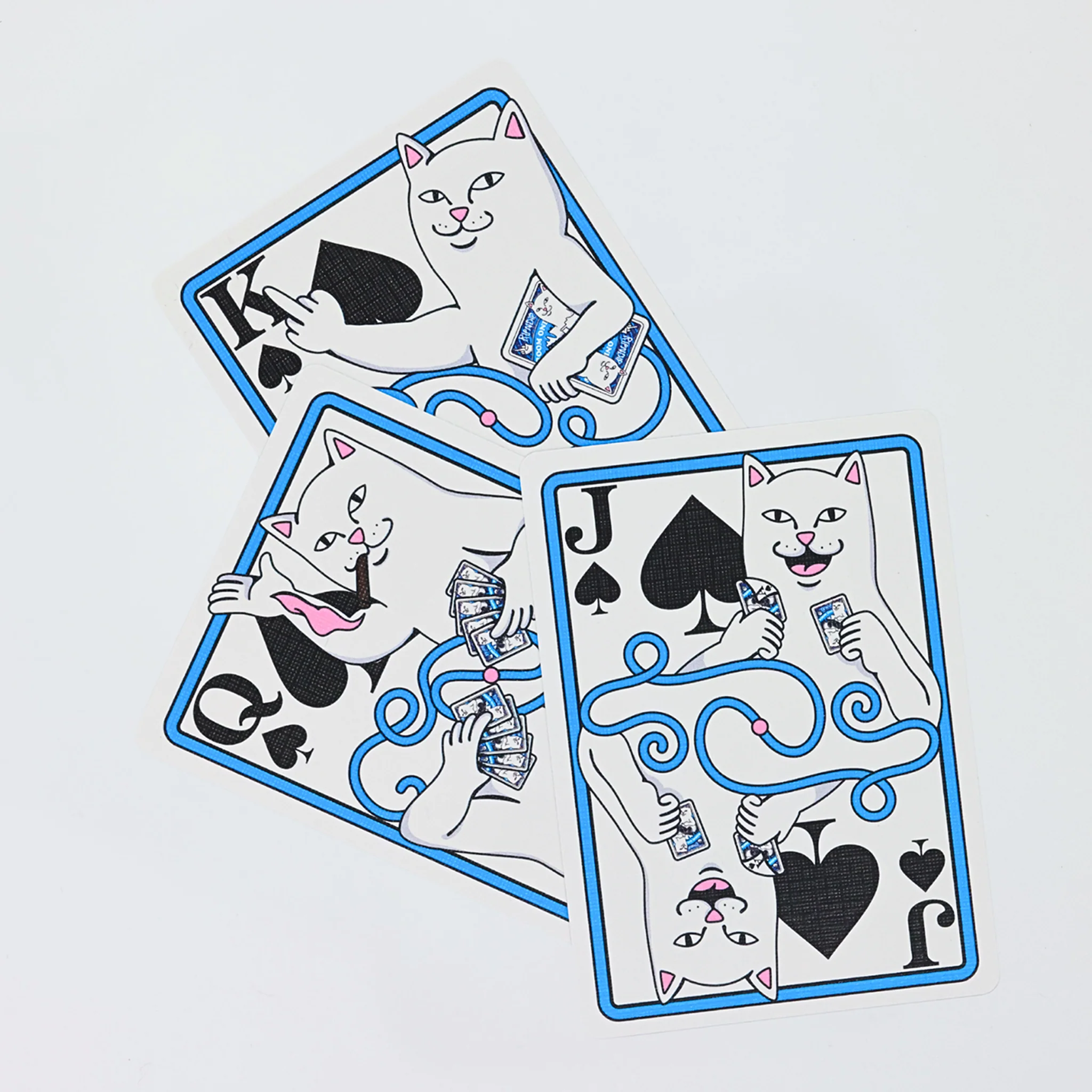 Room One x RIPNDIP Playing Cards (Blue Lord Nermal) - Image 4