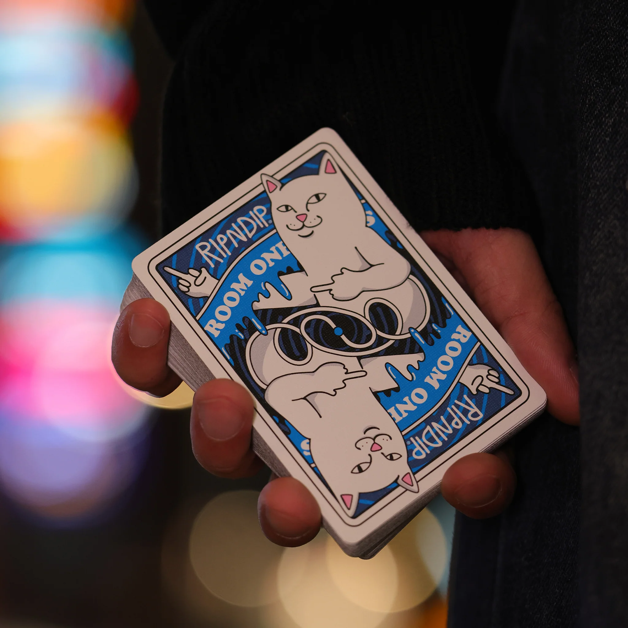Room One x RIPNDIP Playing Cards (Blue Lord Nermal) - Image 11