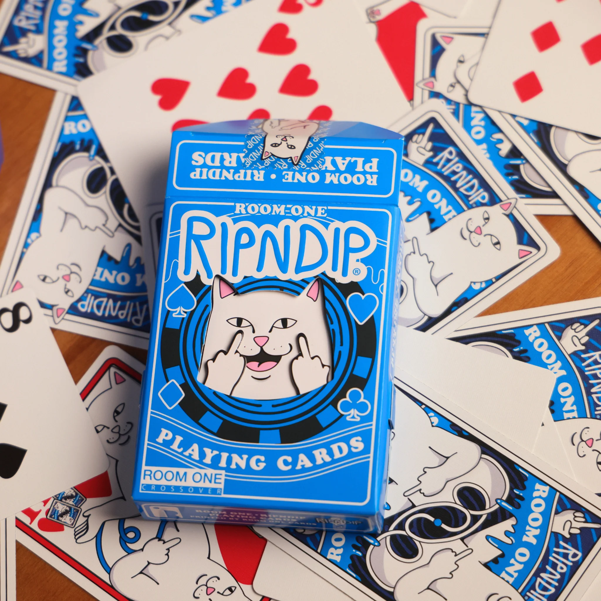 Room One x RIPNDIP Playing Cards (Blue Lord Nermal) - Image 3