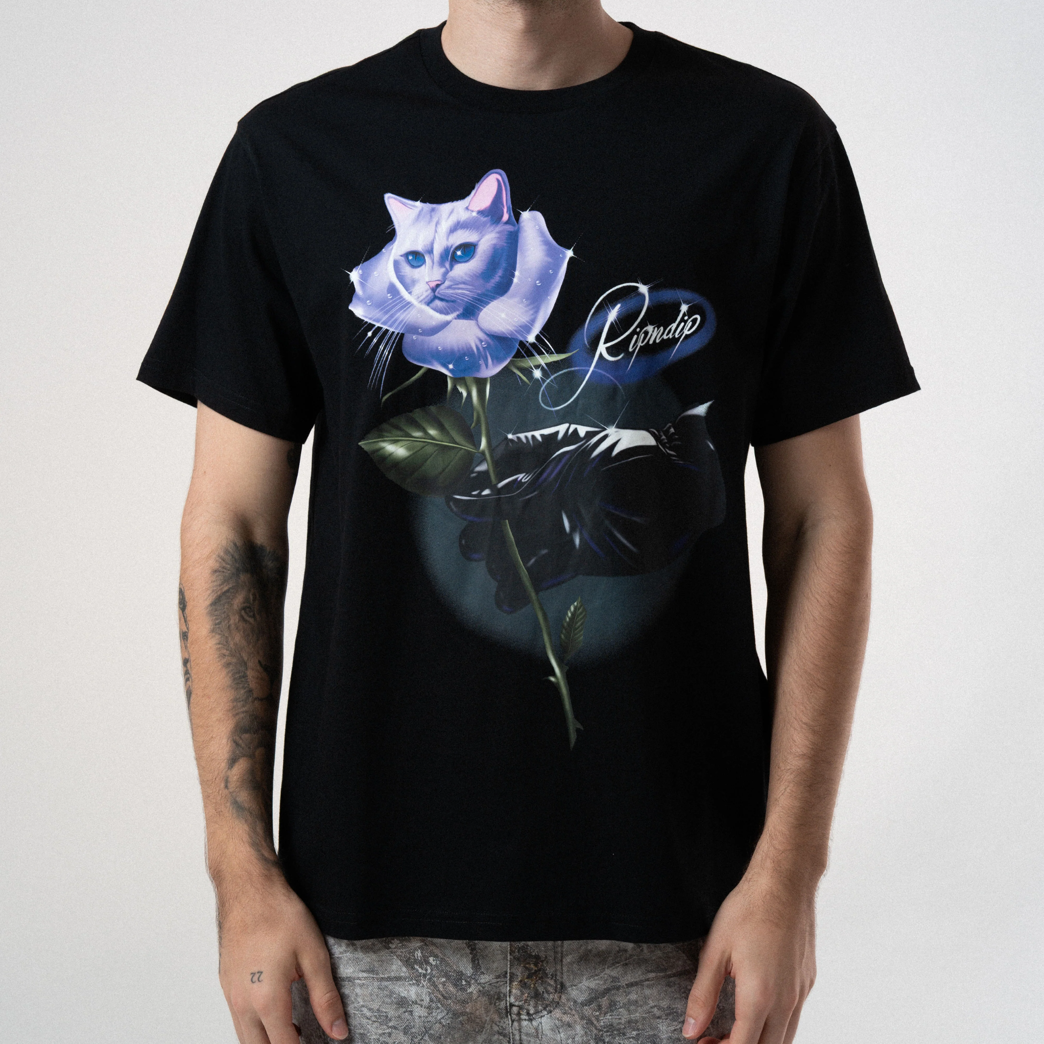 Rose Tee (Black) - Image 2