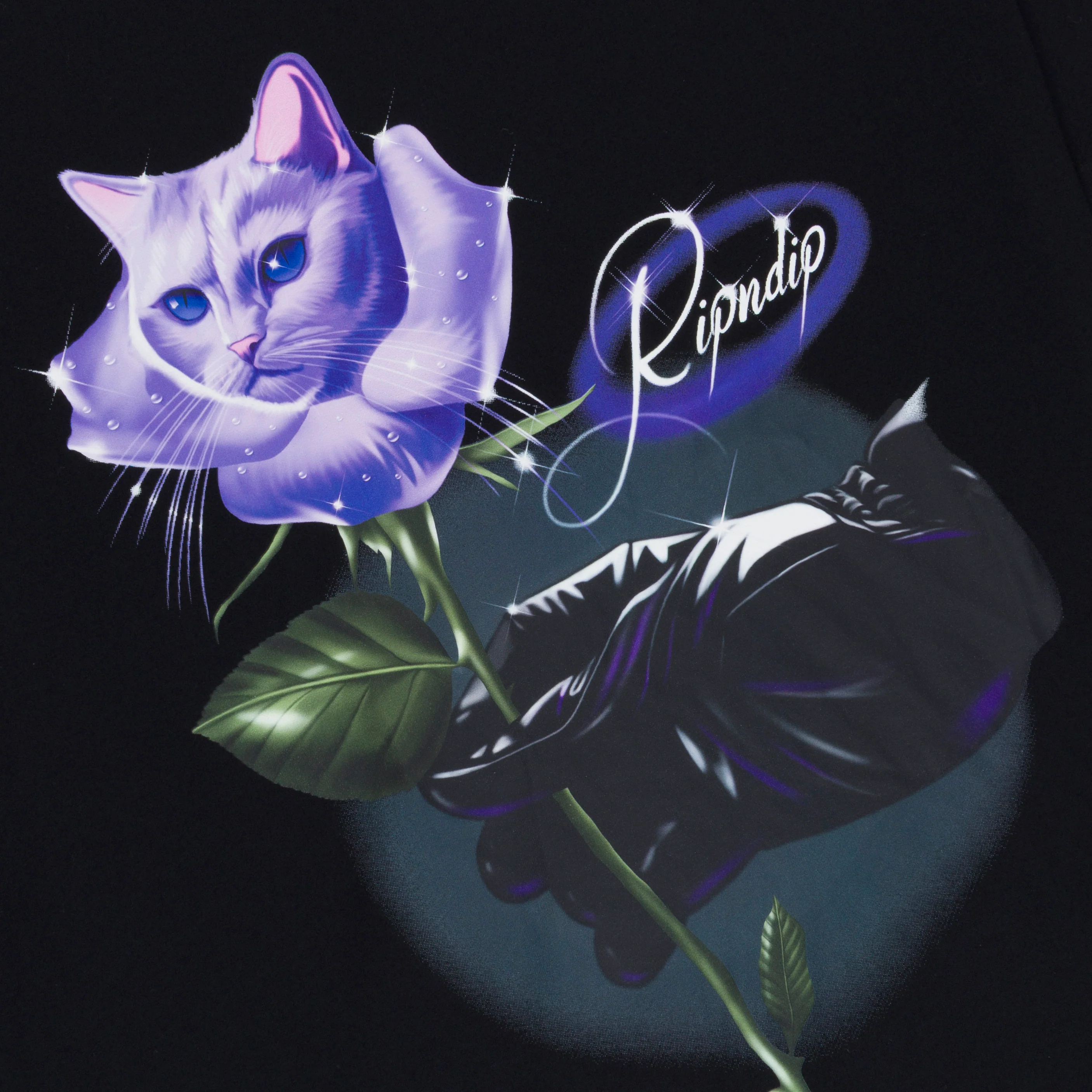 Rose Tee (Black) - Image 3