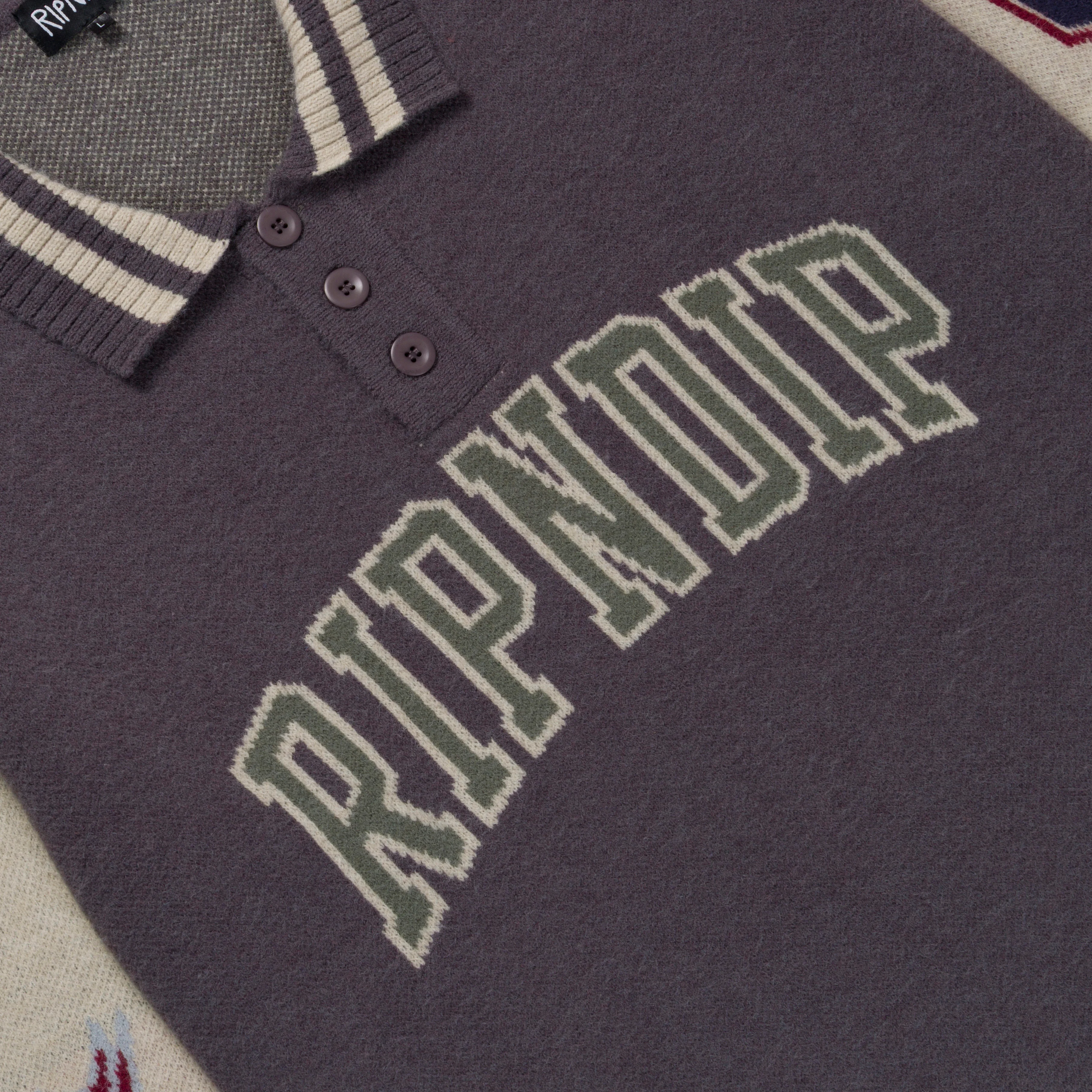 Run It Up Knit Sweater (Charoal / Cream) - Image 6