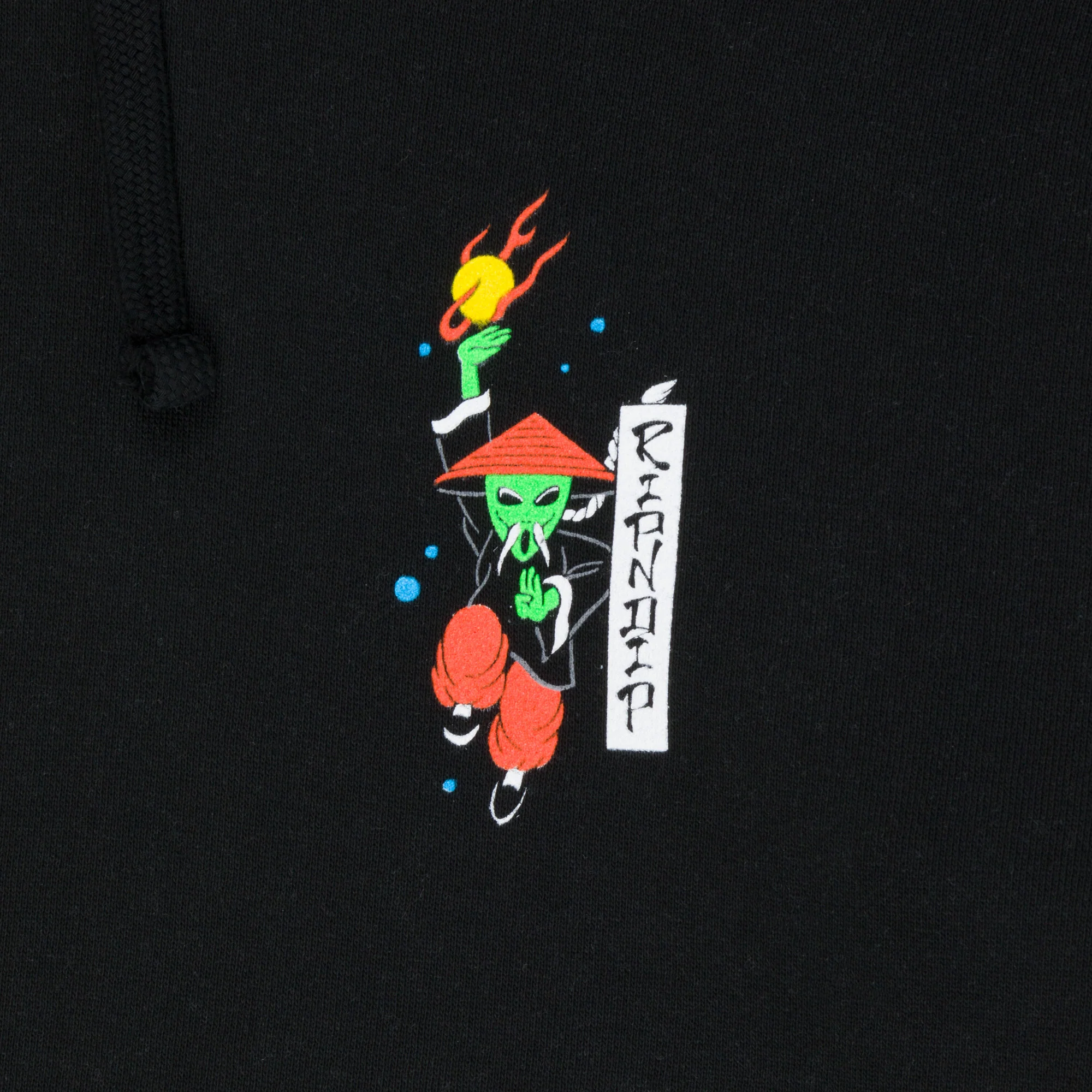 Ryu Cropped Hoodie (Black) - Image 3