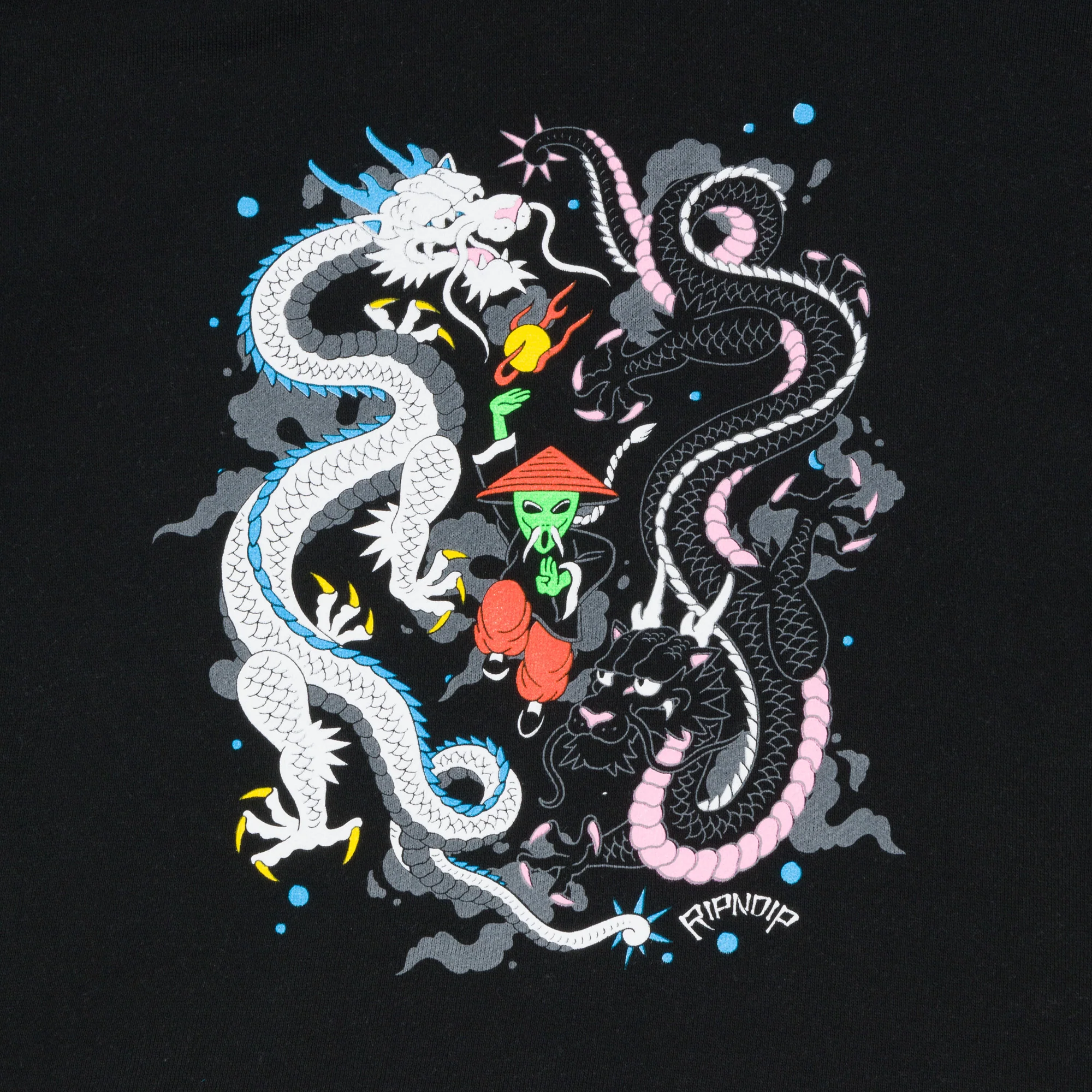 Ryu Cropped Hoodie (Black) - Image 4