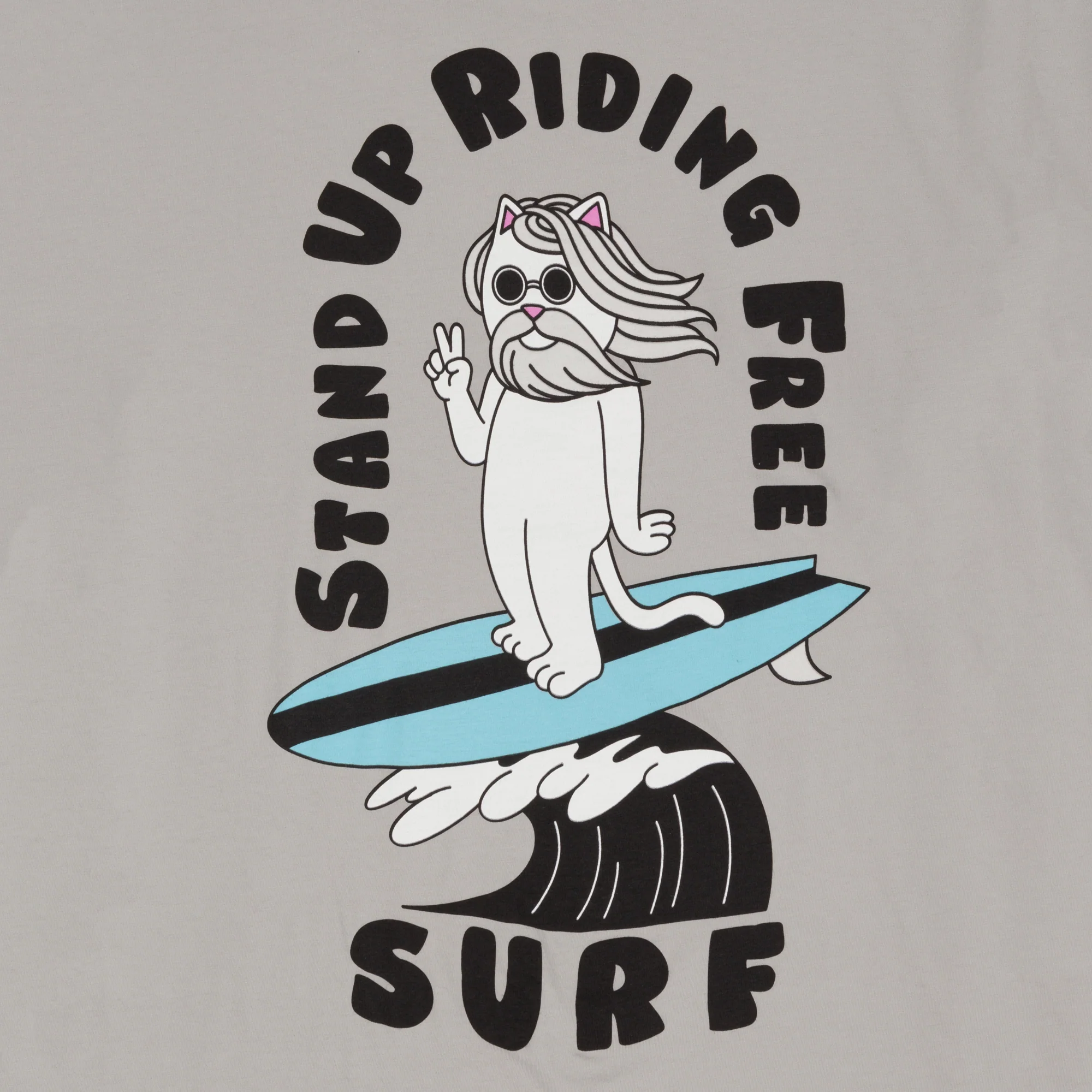 S.U.R.F Tee (Grey) - Image 5