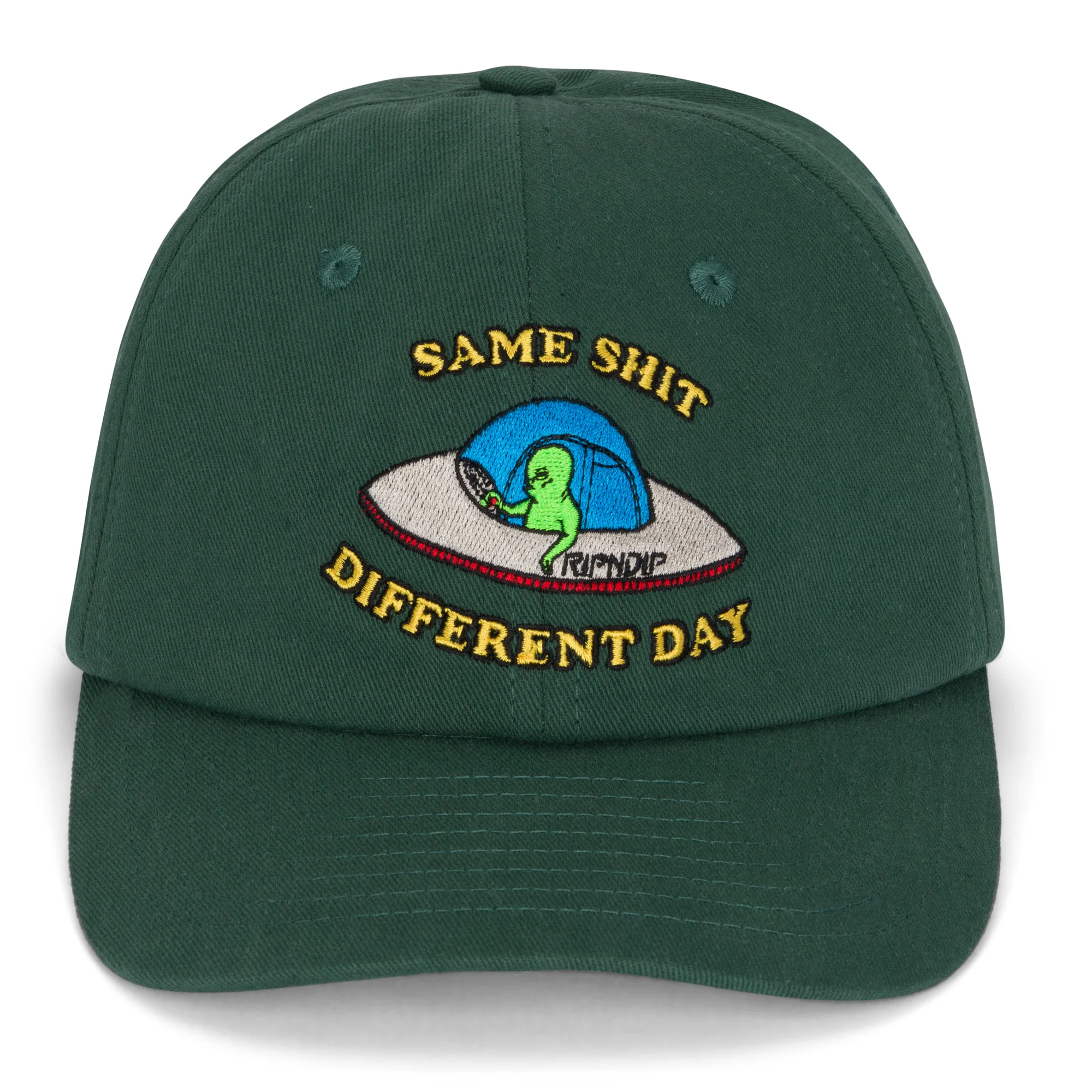 Same Shit Different Day Dad Hat (Olive) - Image 5