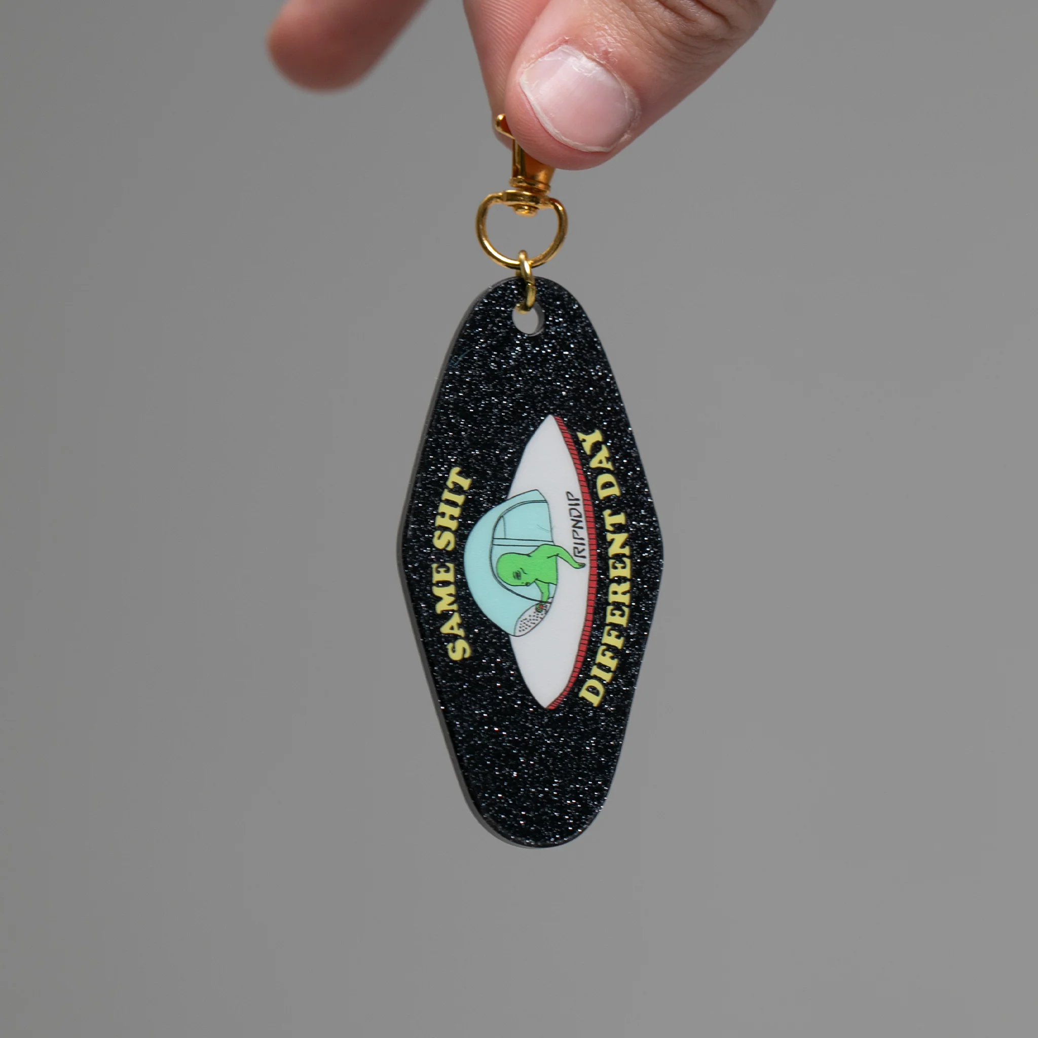 Same Shit Different Day Keychain (Black) - Image 3
