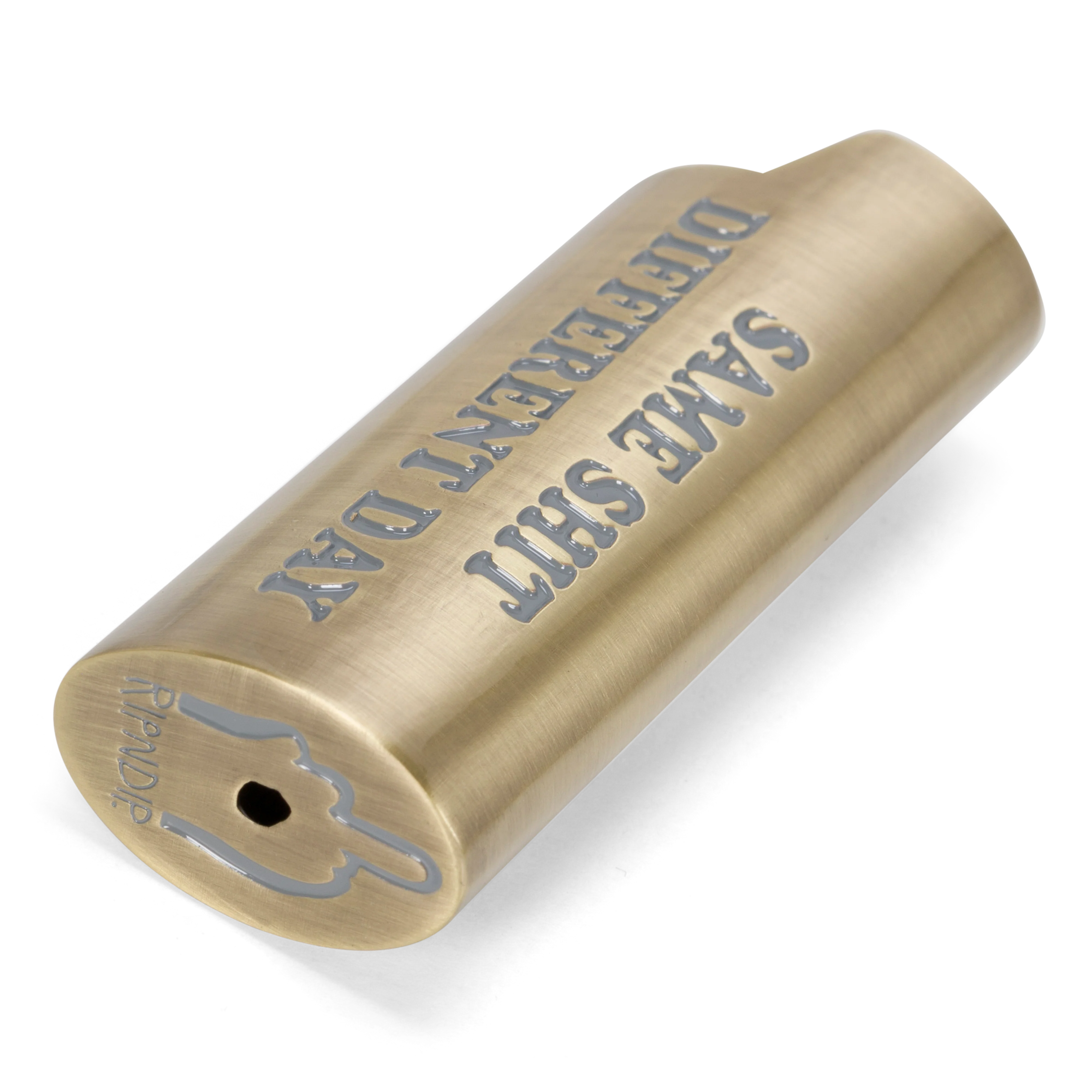 Same Shit Different Day Lighter Cover (Gold) - Image 6