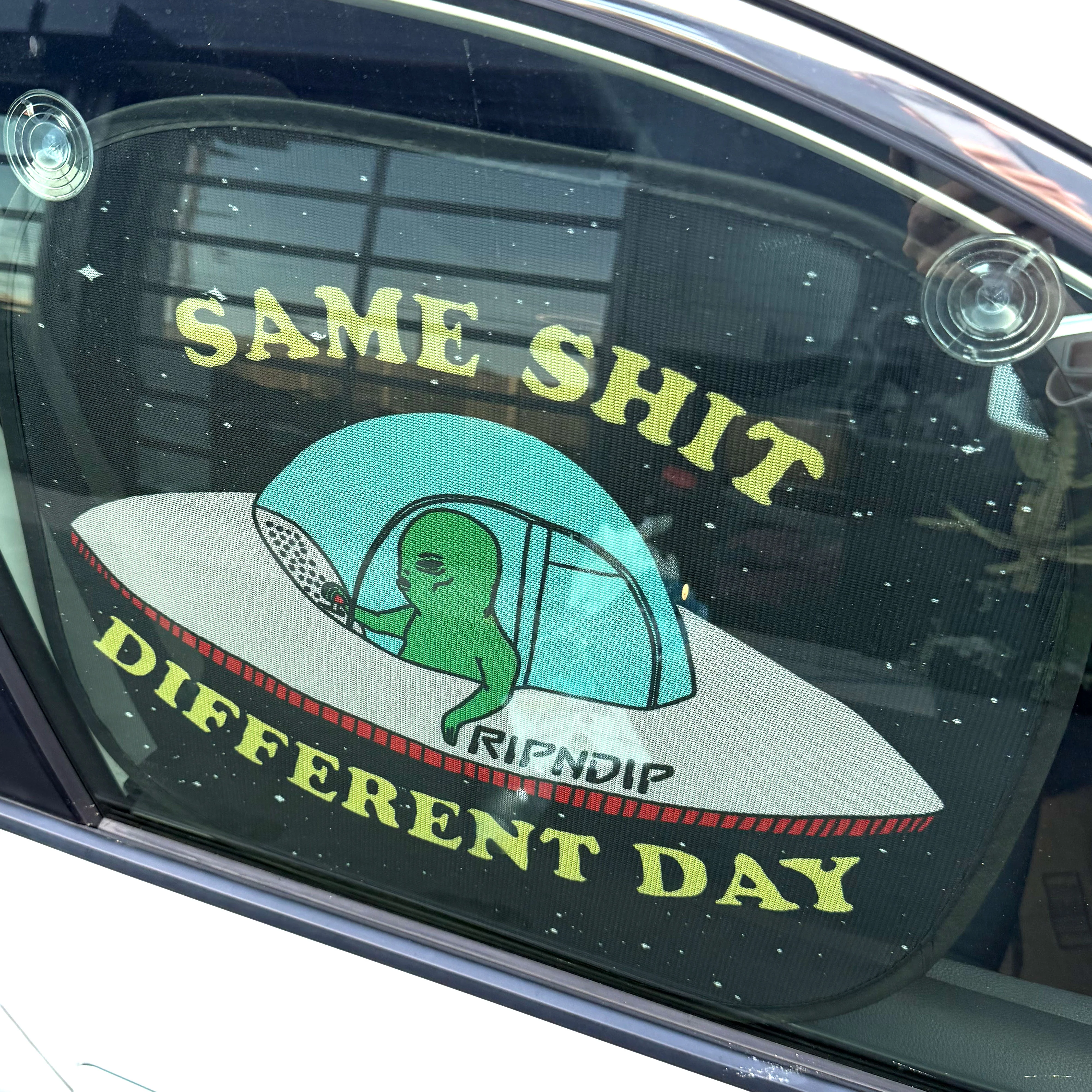 Same Shit Different Day Window Shade (Black) - Image 2