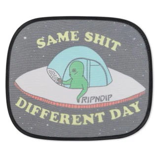 Same Shit Different Day Window Shade (Black) - Image 3
