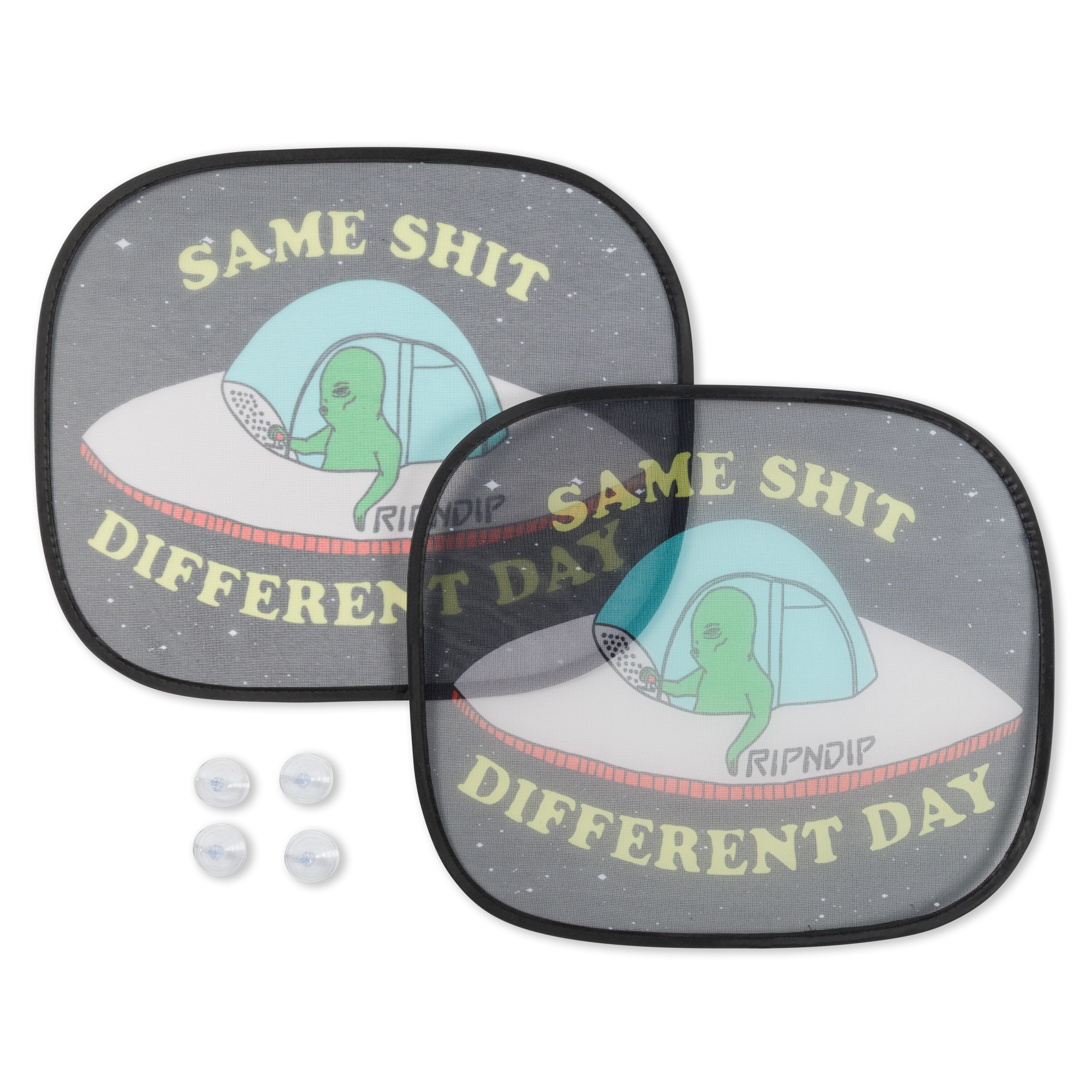 Same Shit Different Day Window Shade (Black) - Image 4