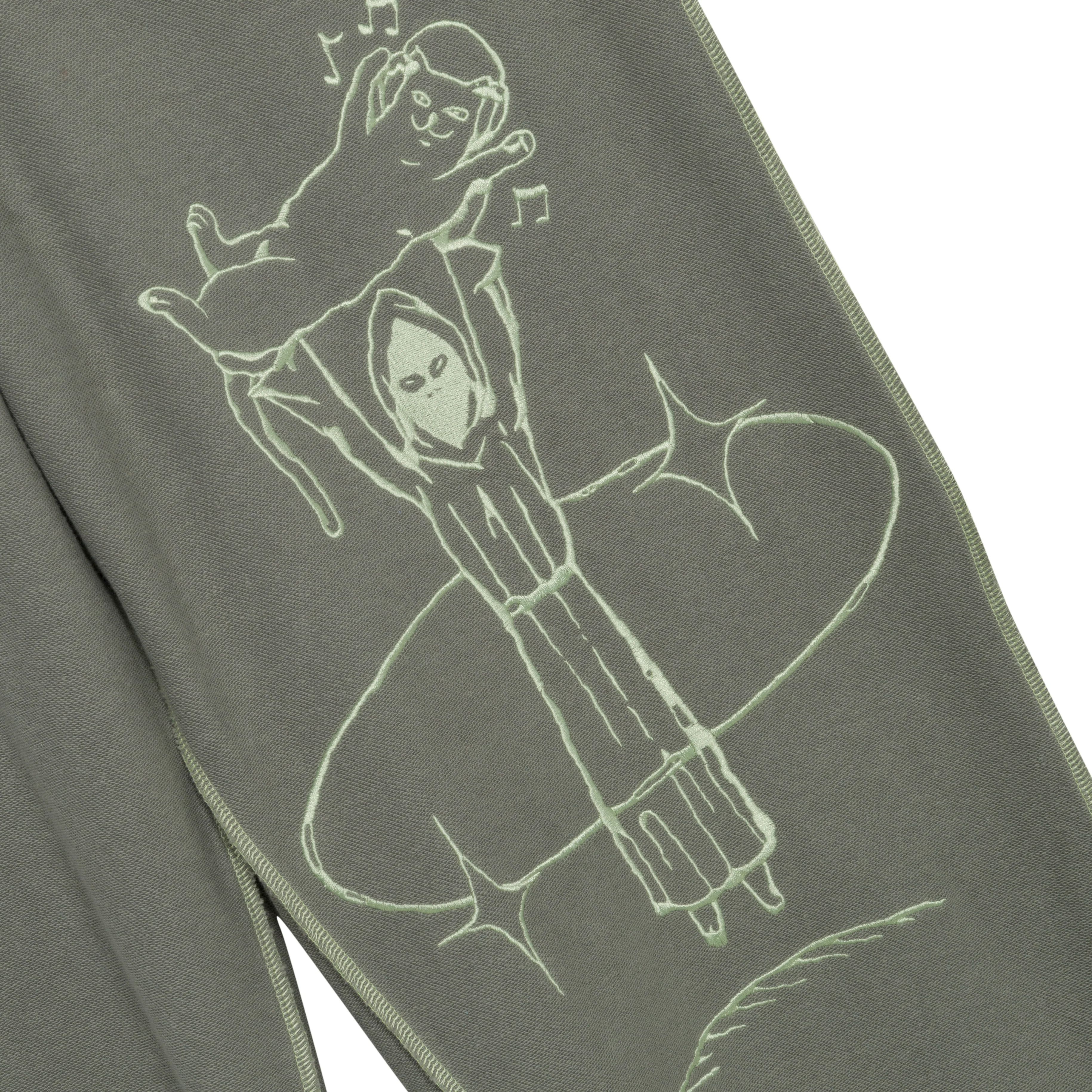 Saturn Reverse Stitch Sweatpants (Steel Grey) - Image 4