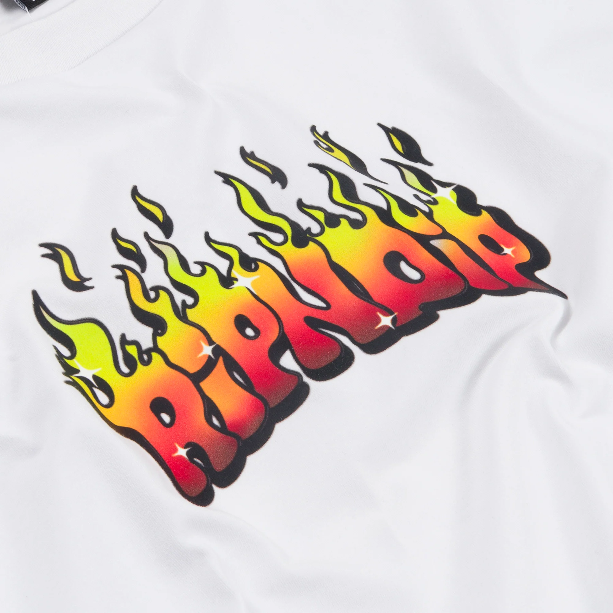 Scary Cute Cropped Baby Tee (White) - Image 4