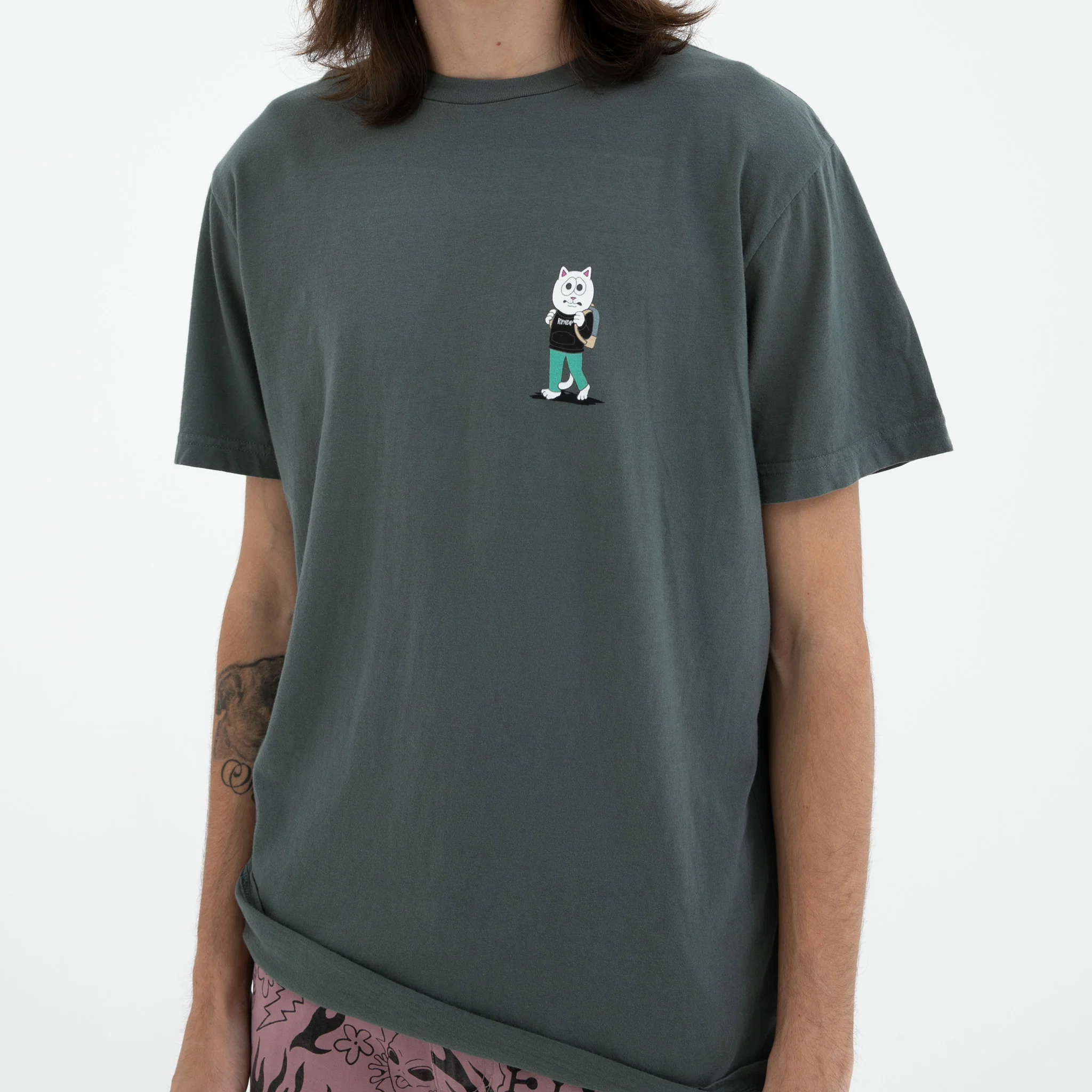 Scary Hours Tee (Charcoal) - Image 2