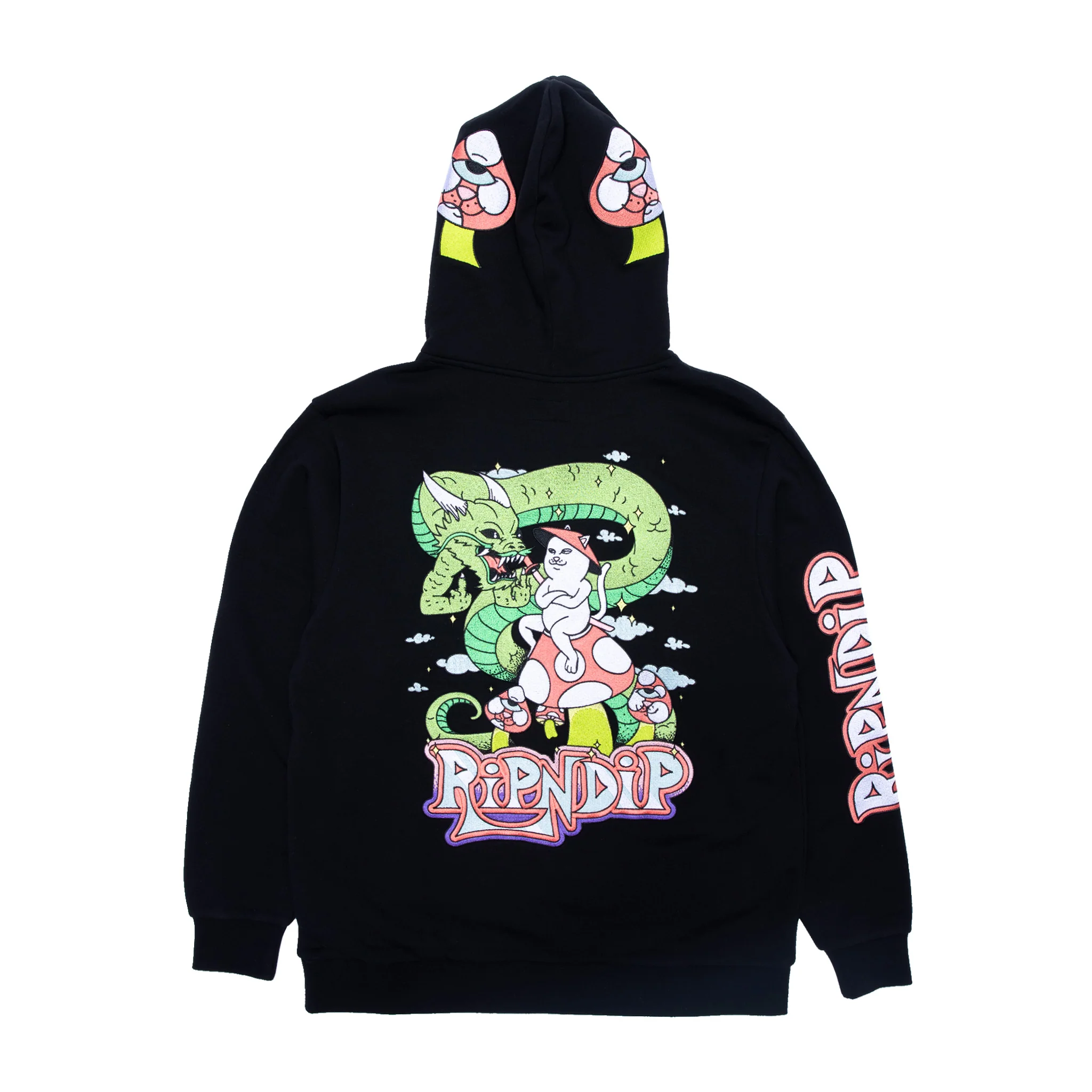 Sensai Embroidered Hoodie (Black)