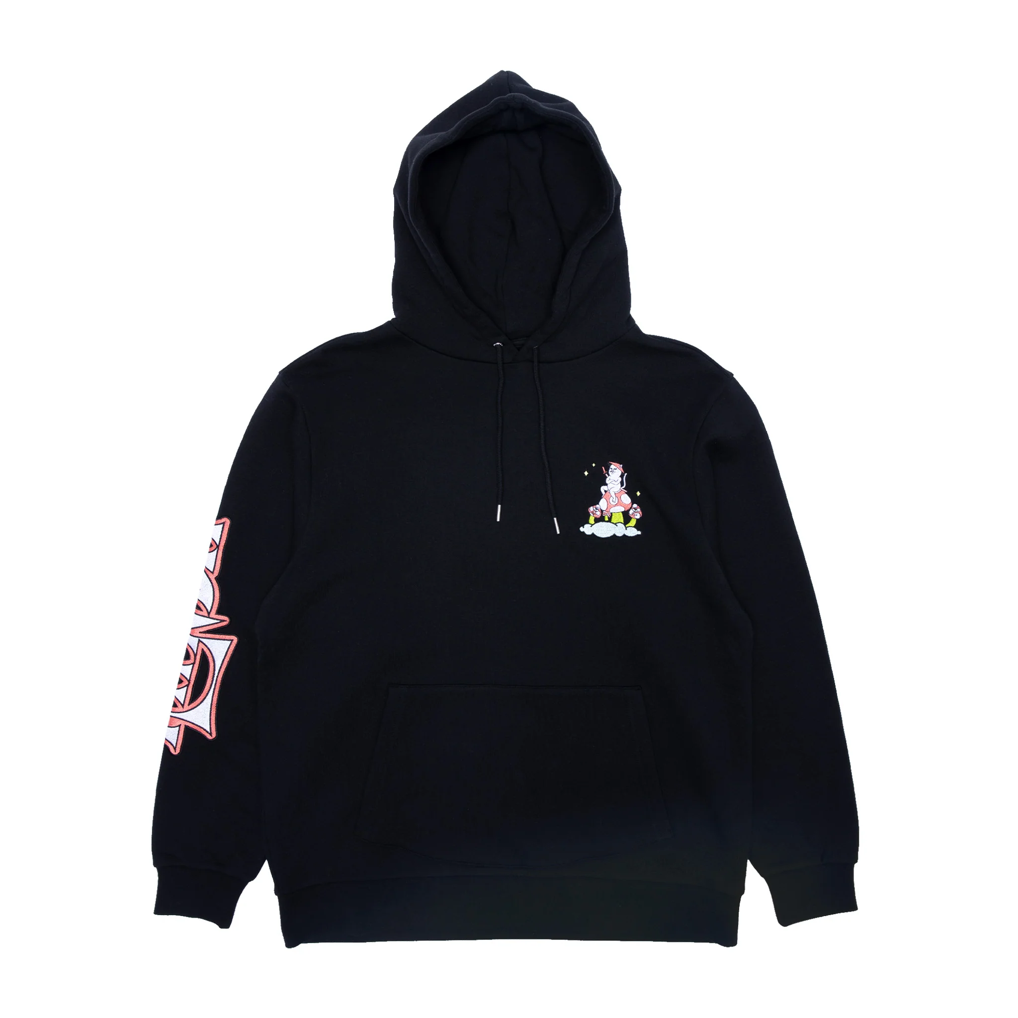 Sensai Embroidered Hoodie (Black) - Image 4