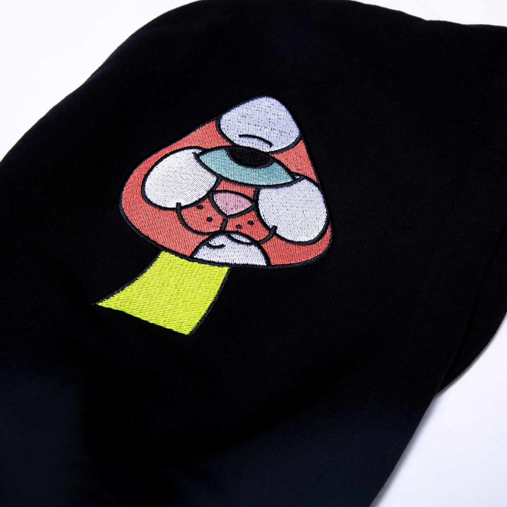 Sensai Embroidered Hoodie (Black) - Image 6