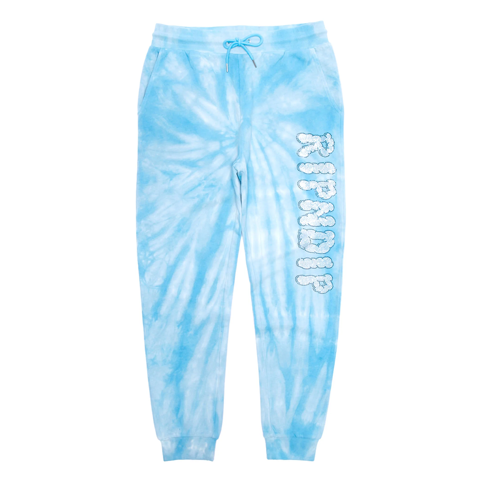 Sent From Heaven Sweatpants (Light Blue Spiral Dye) - Image 2