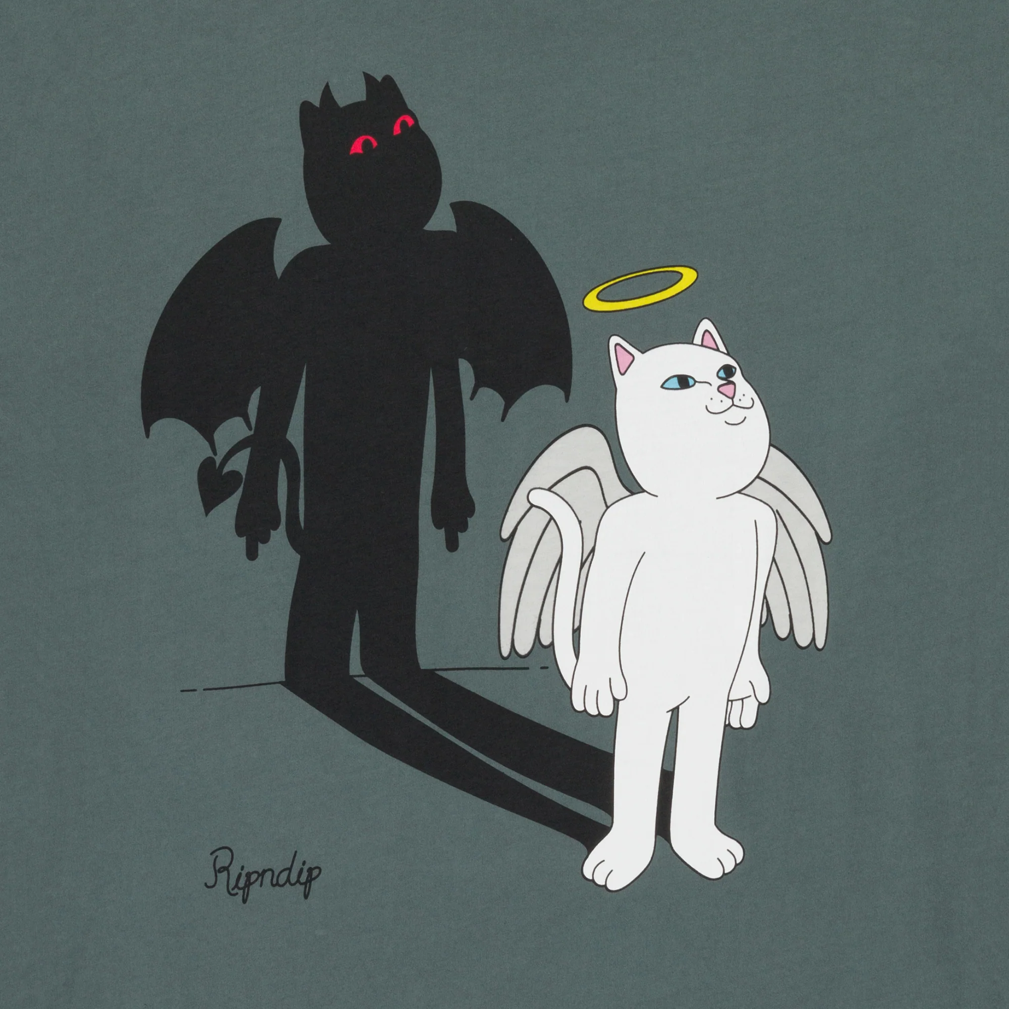 Shadow Friend Tee (Charcoal) - Image 4