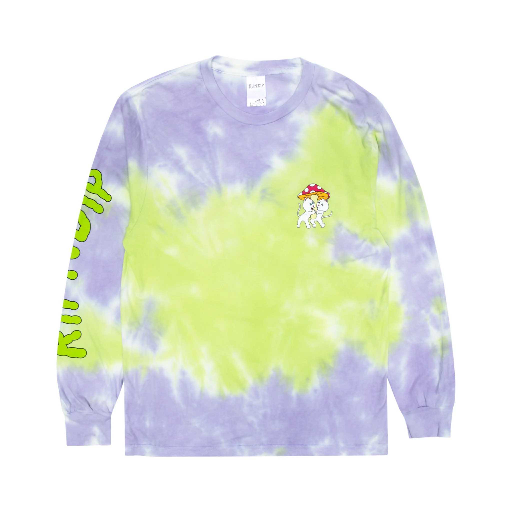 Sharing Is Caring Long Sleeve (Neon/Lavender Dye)