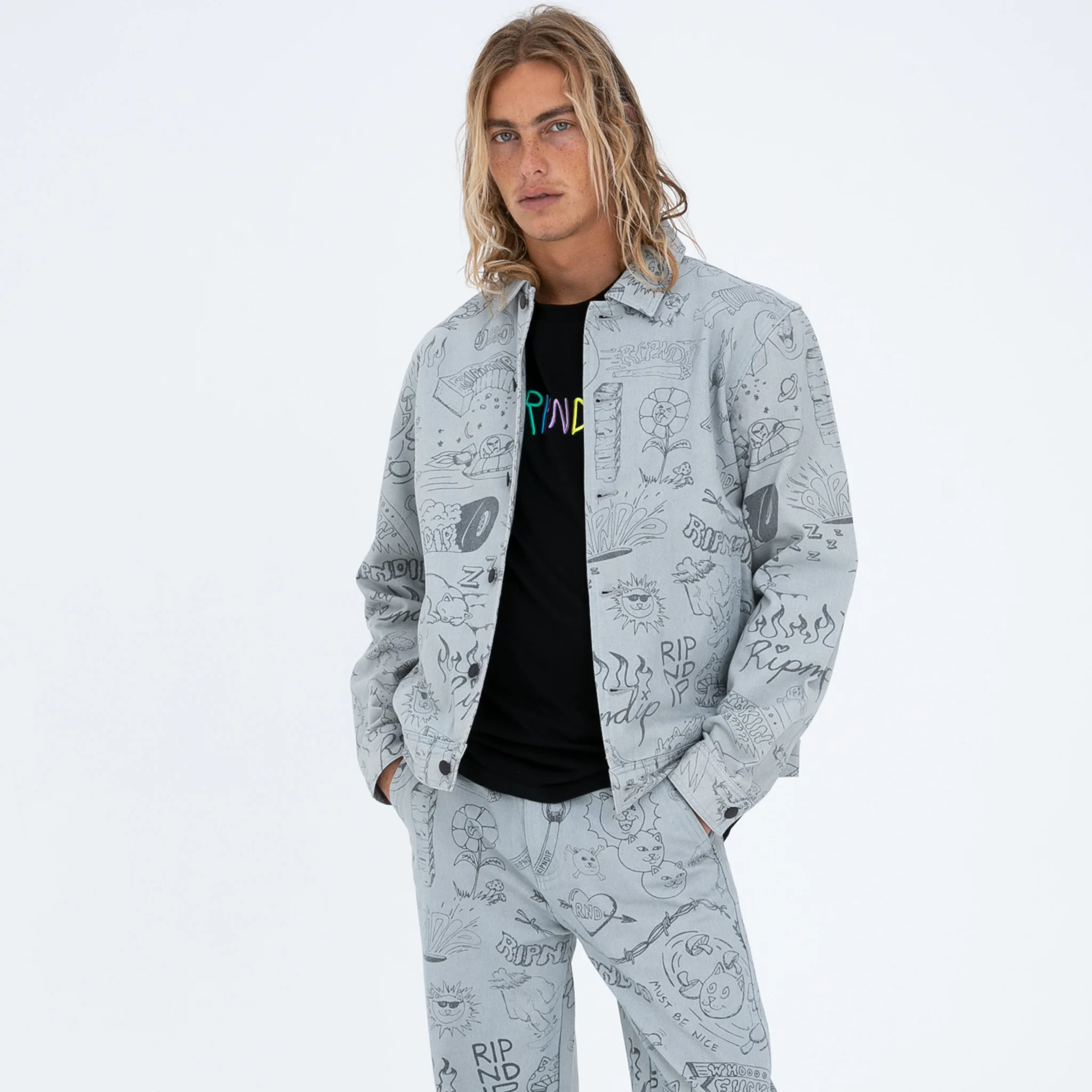 Sharpie Denim Jacket (Light Denim Wash) - Image 2
