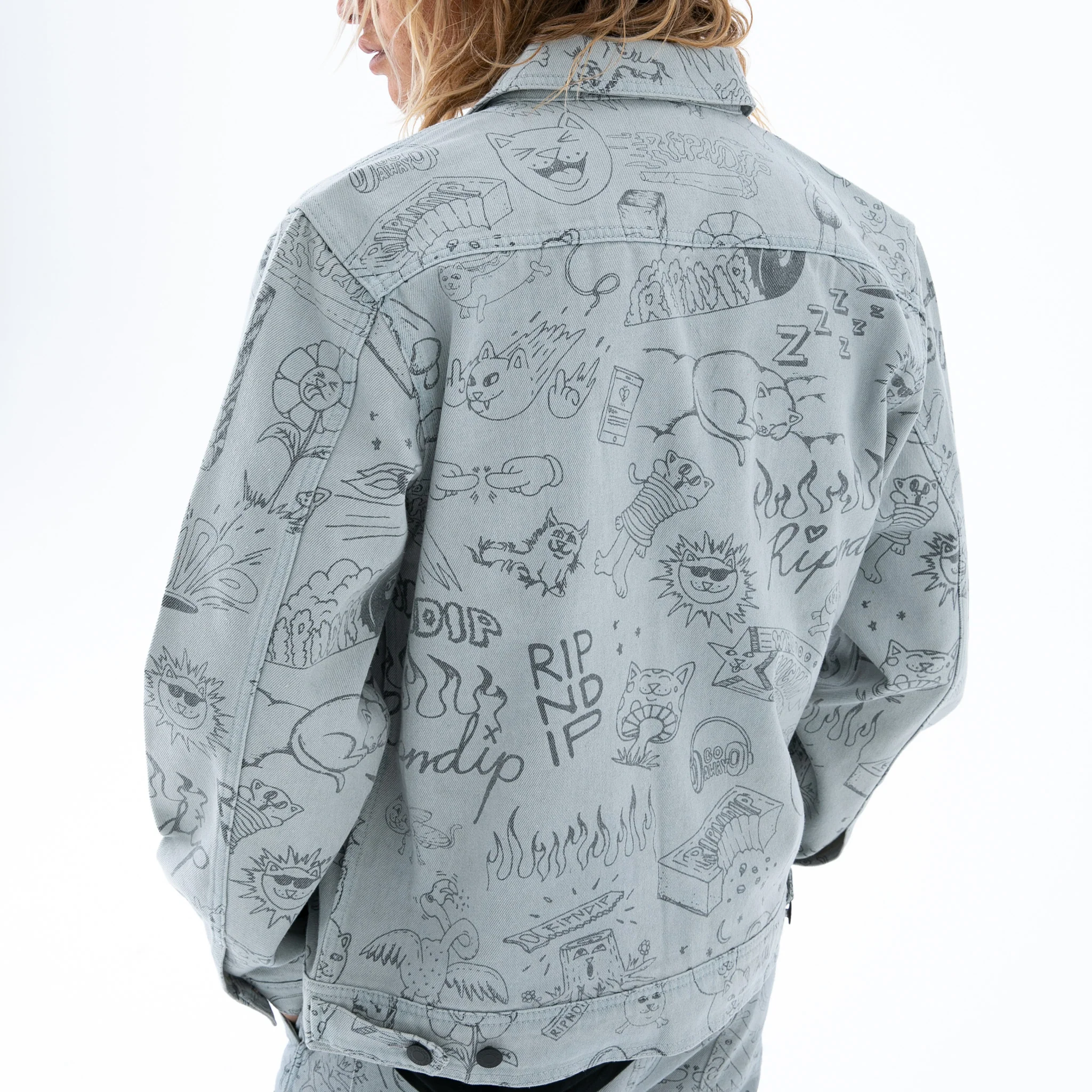 Sharpie Denim Jacket (Light Denim Wash) - Image 3
