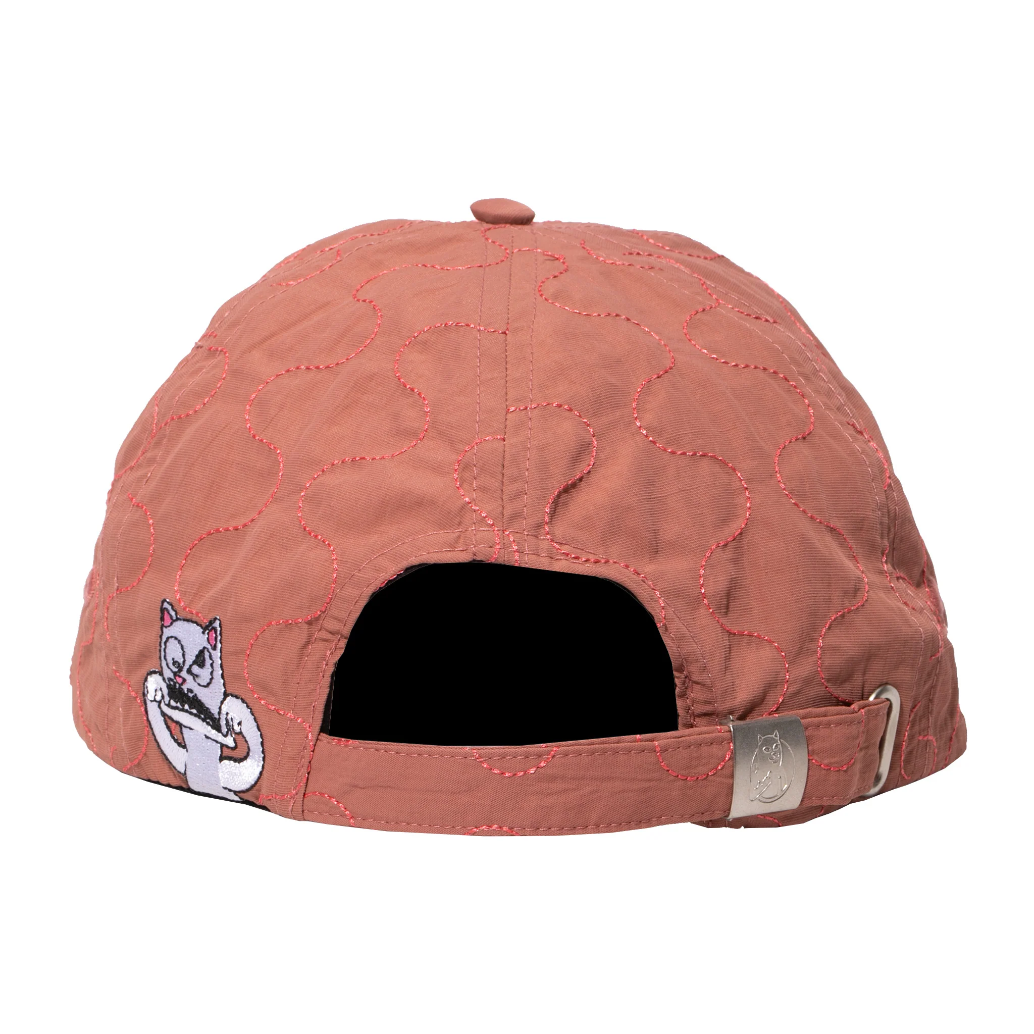 Shmoody 6 Panel Quilted Strapback (Clay) - Image 3