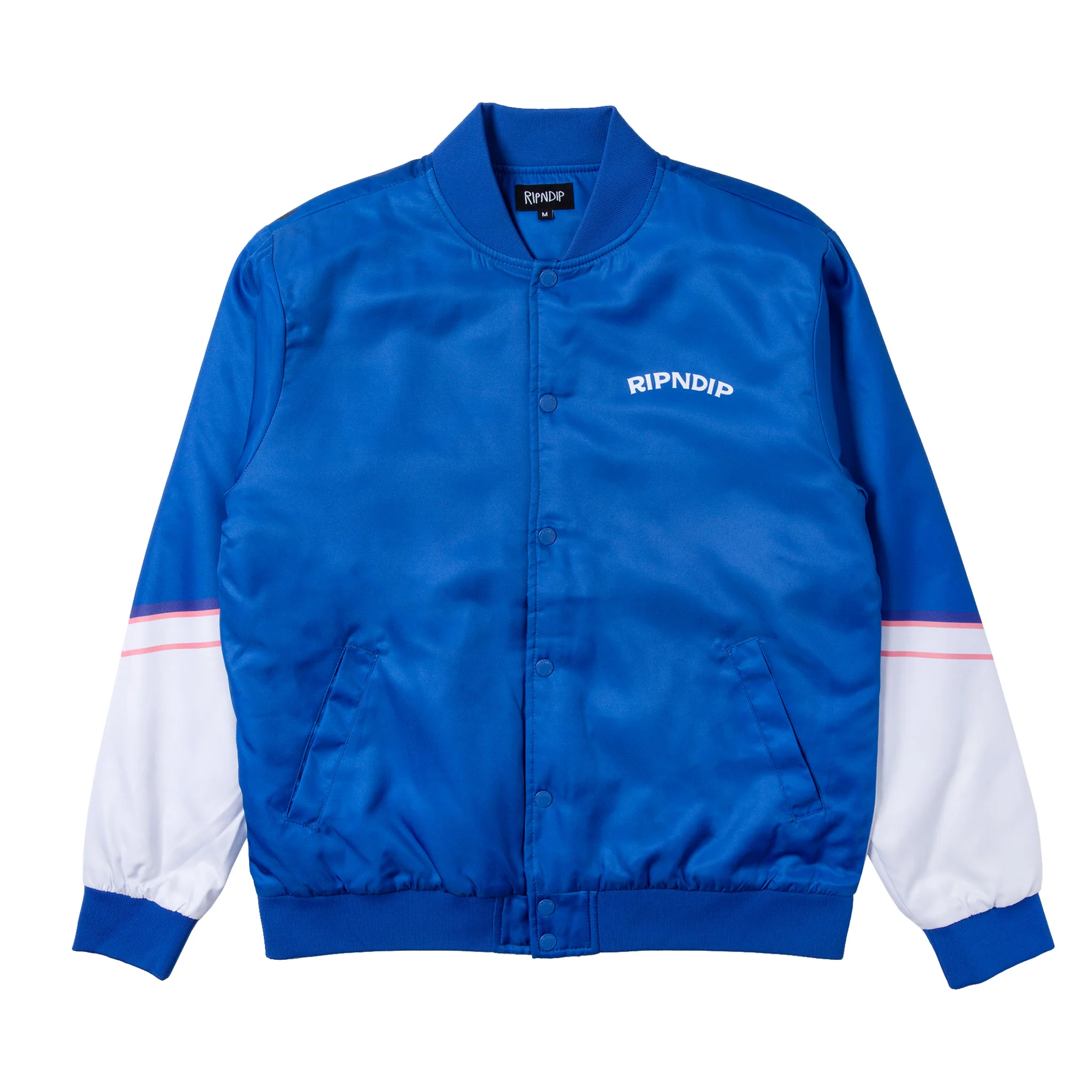 Show Biz Poly Varsity Jacket (Blue)