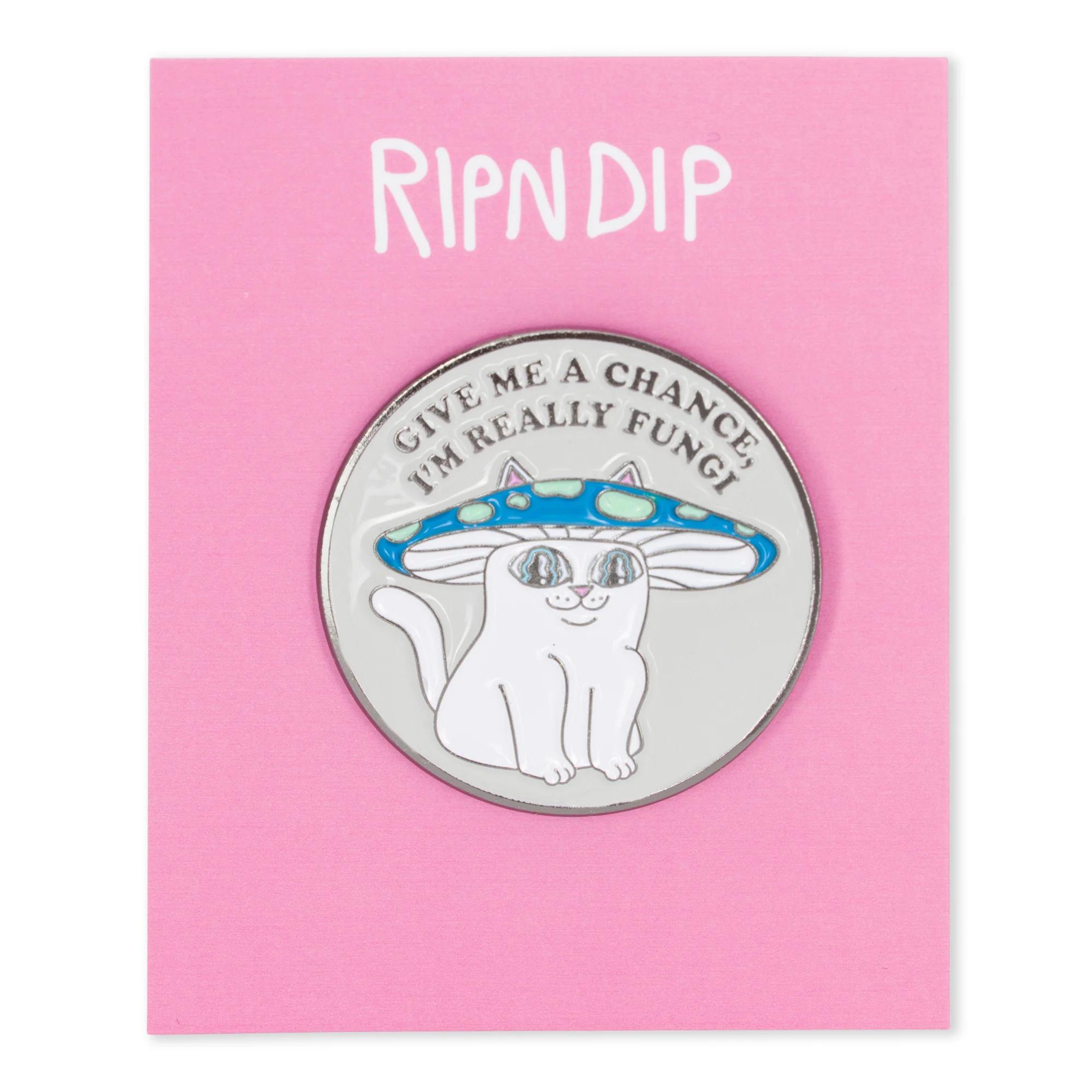 Shroom Cat Pin (Multi) - Image 2