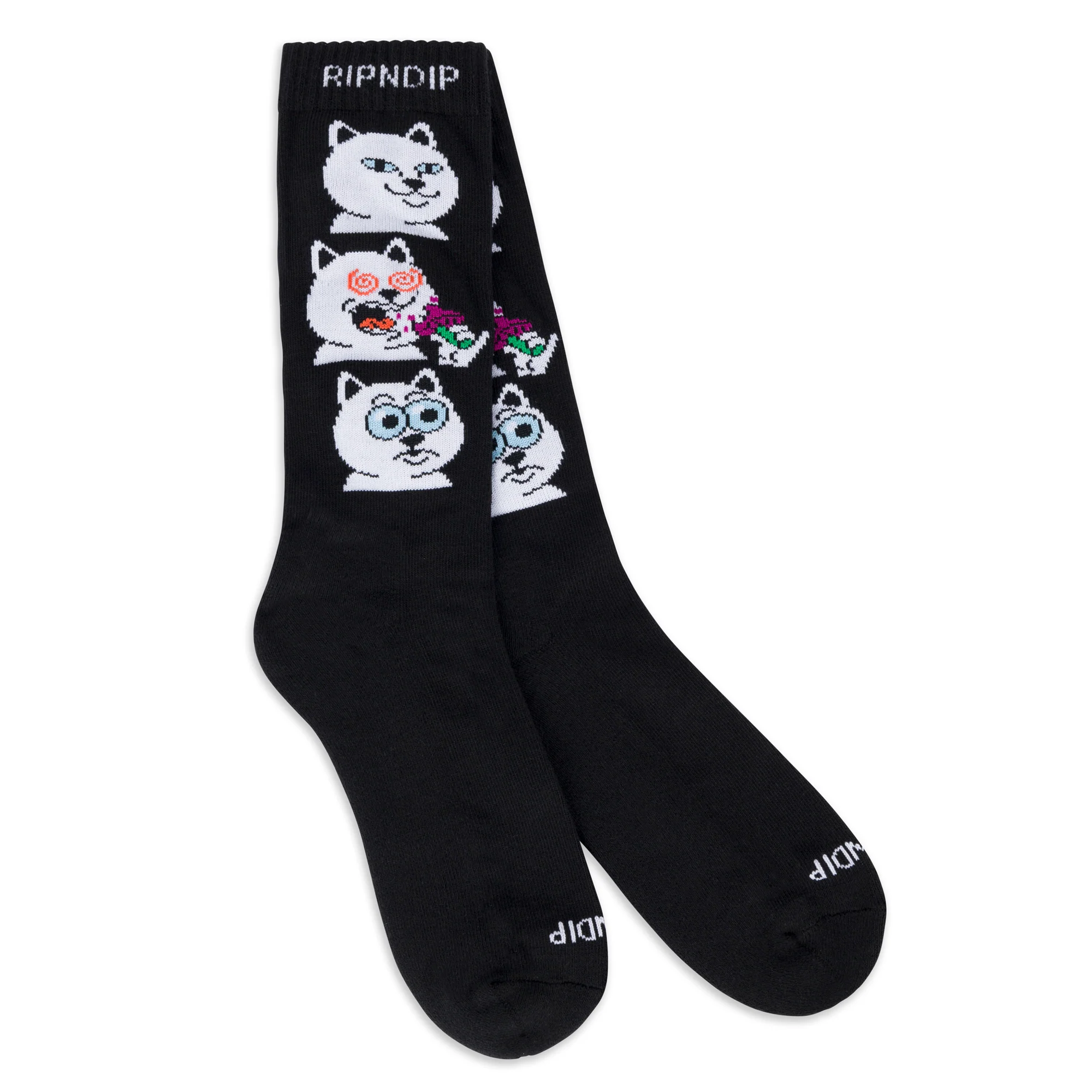 Shroom Diet Socks (Black) - Image 2