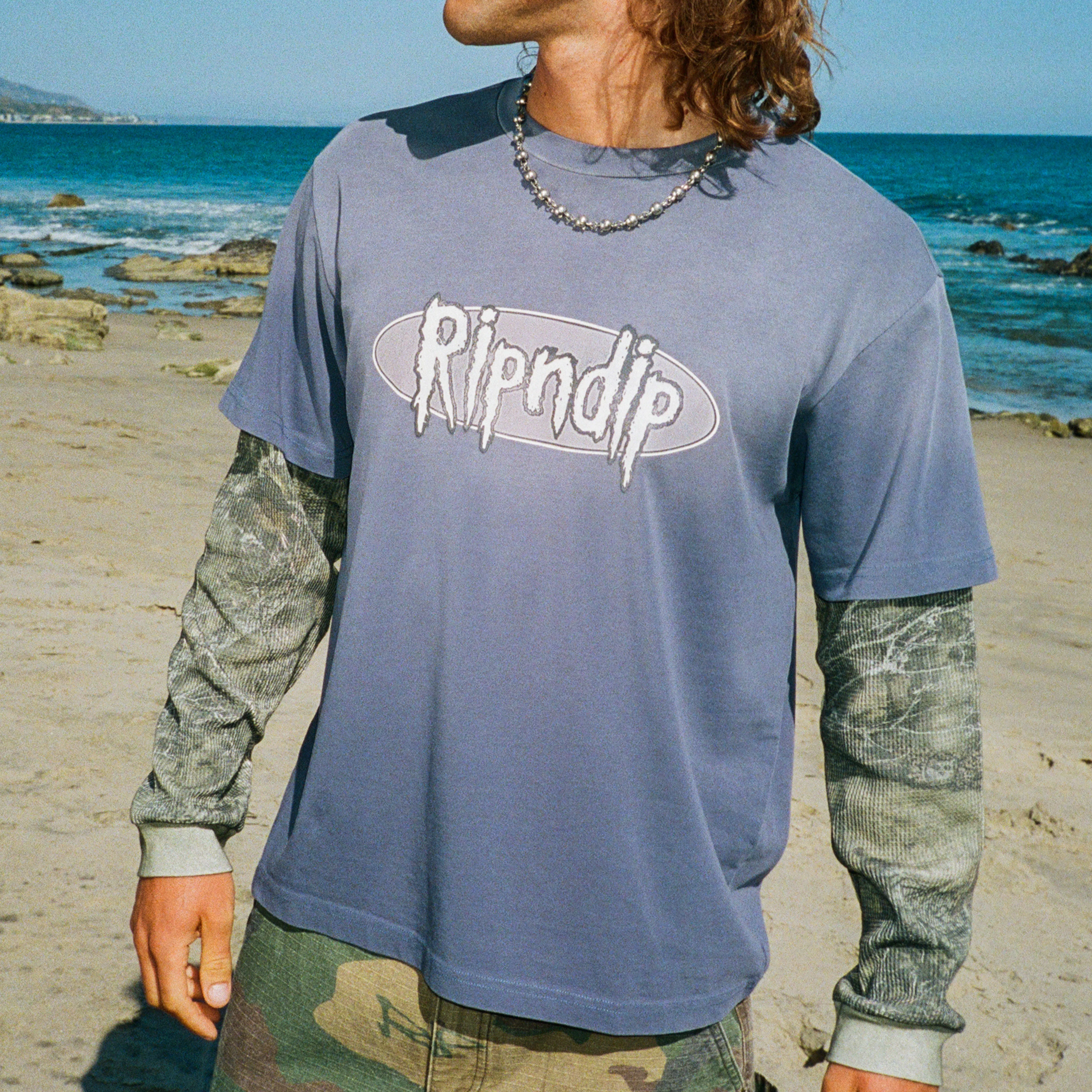 Sic Double Long Sleeve (Slate / Camo) - Image 2