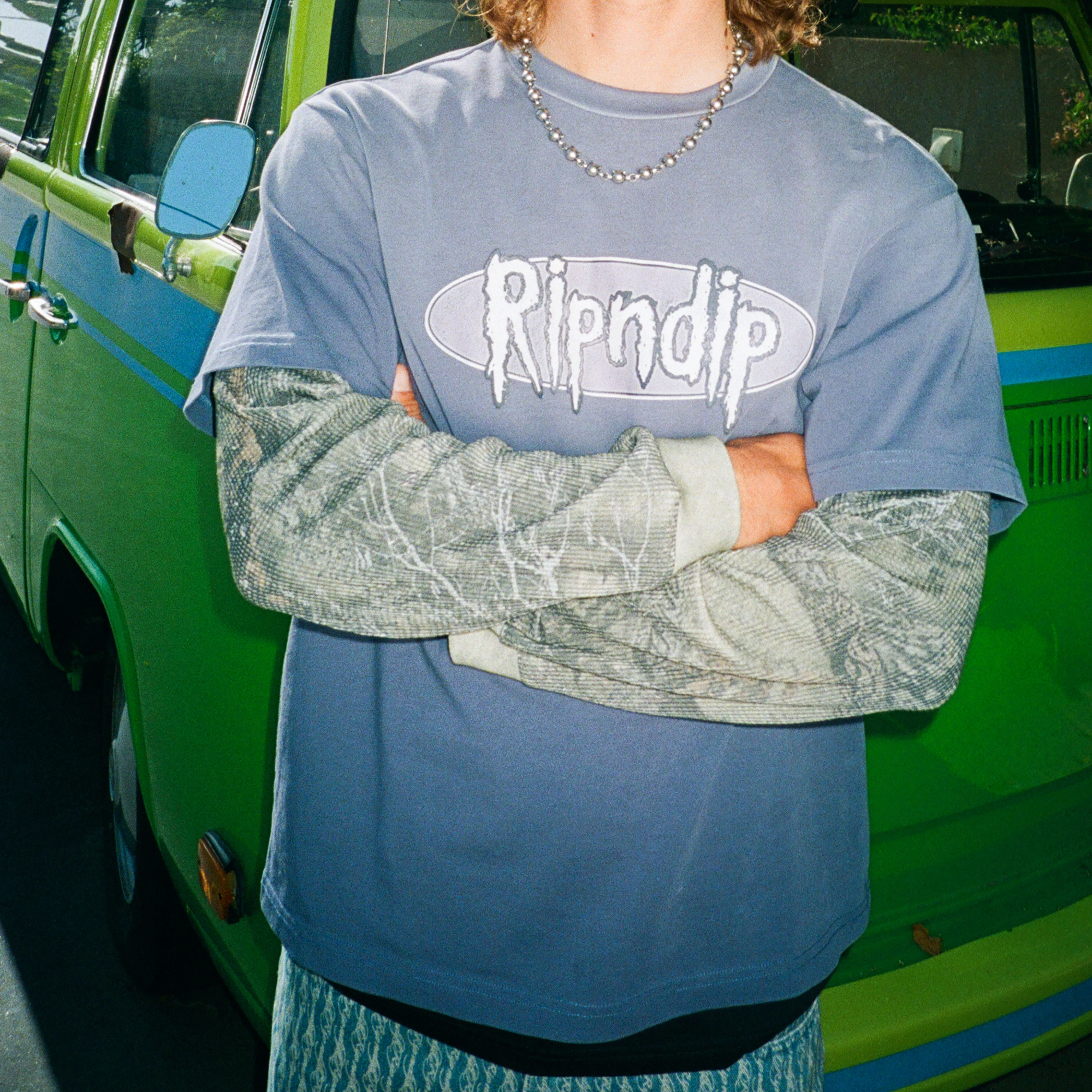 Sic Double Long Sleeve (Slate / Camo) - Image 3