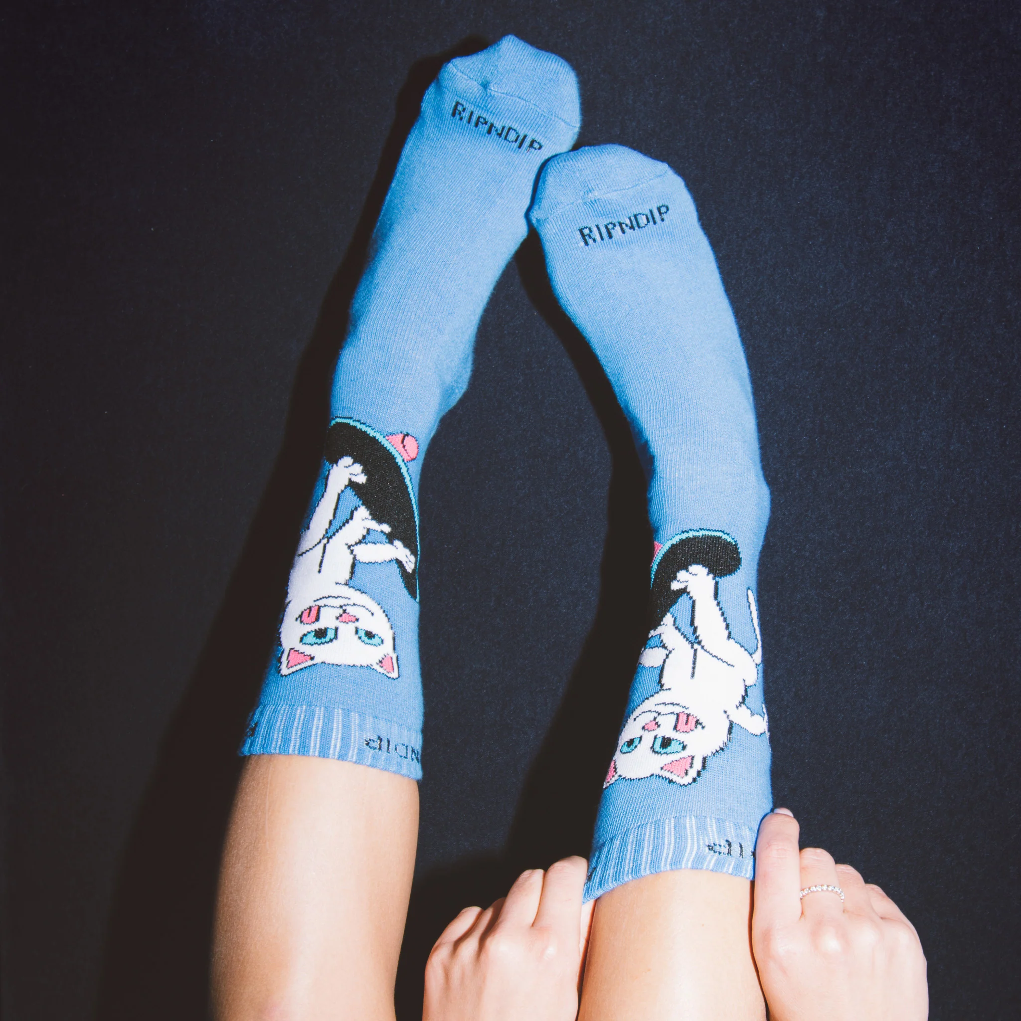Skater Nerm Socks (Slate Blue) - Image 3