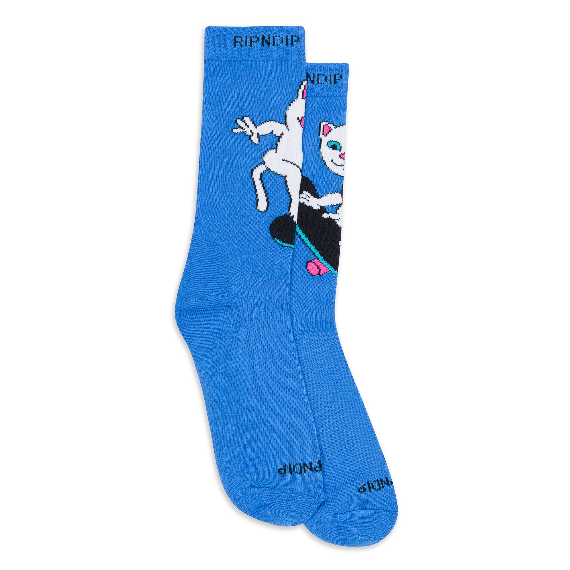 Skater Nerm Socks (Slate Blue) - Image 4