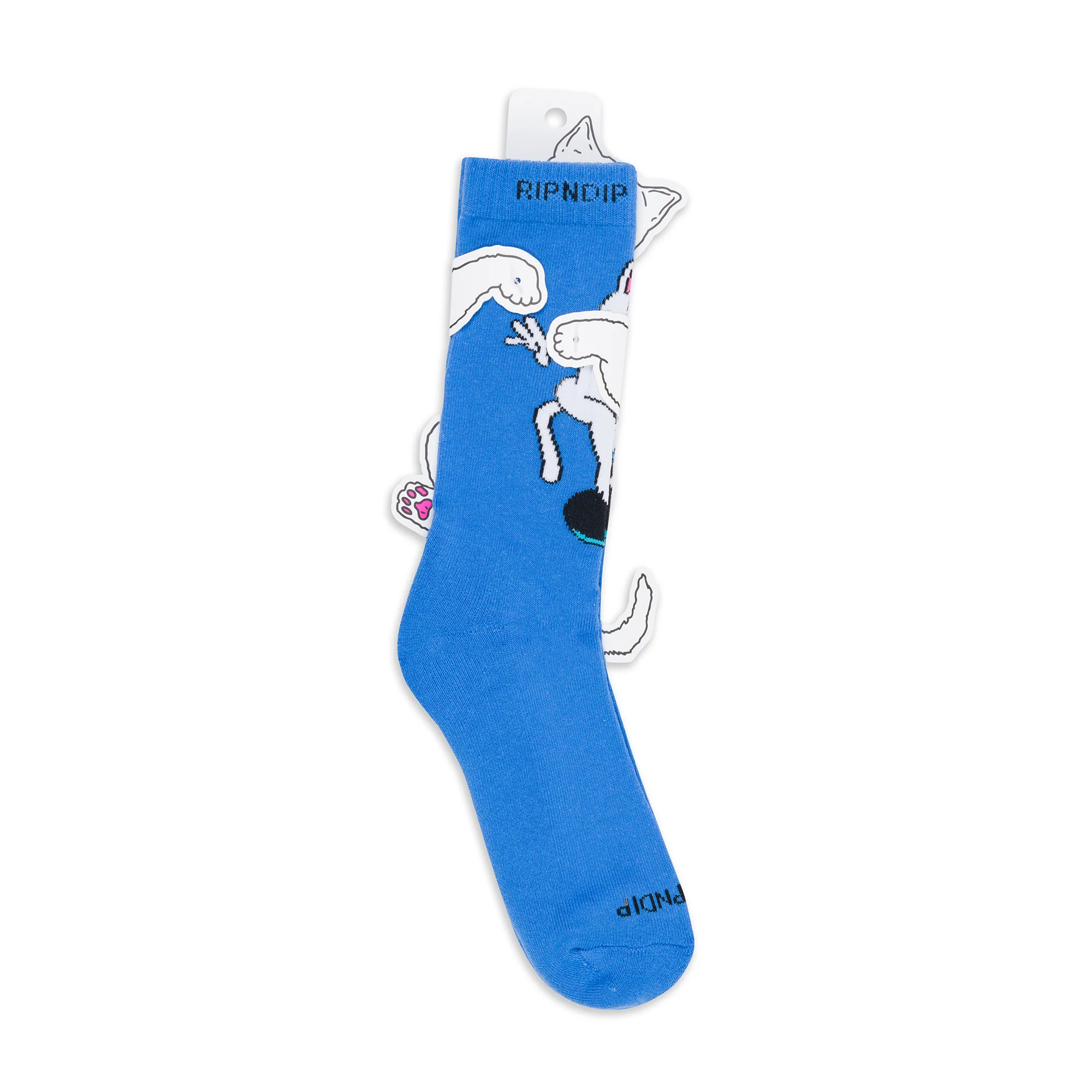 Skater Nerm Socks (Slate Blue) - Image 5