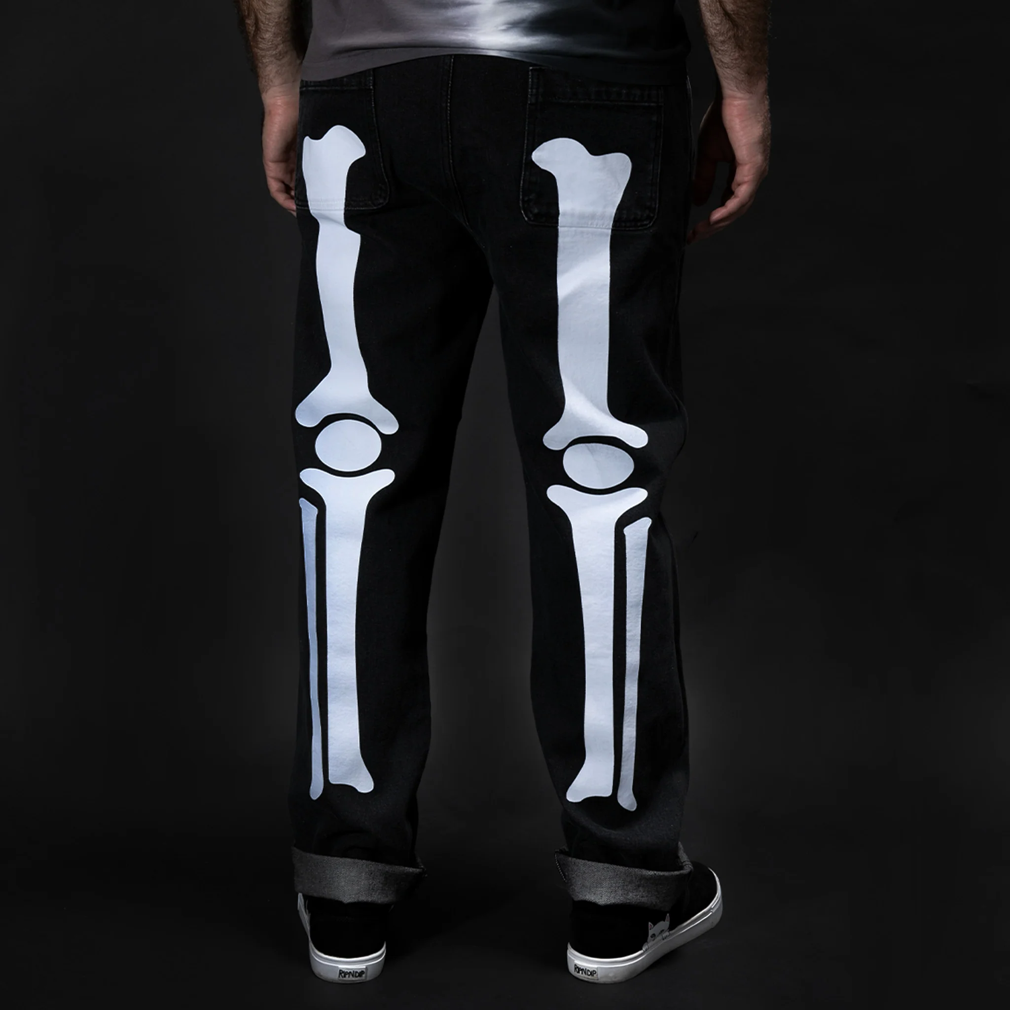 Skelly Nerm Pants (Black Wash Denim) - Image 3