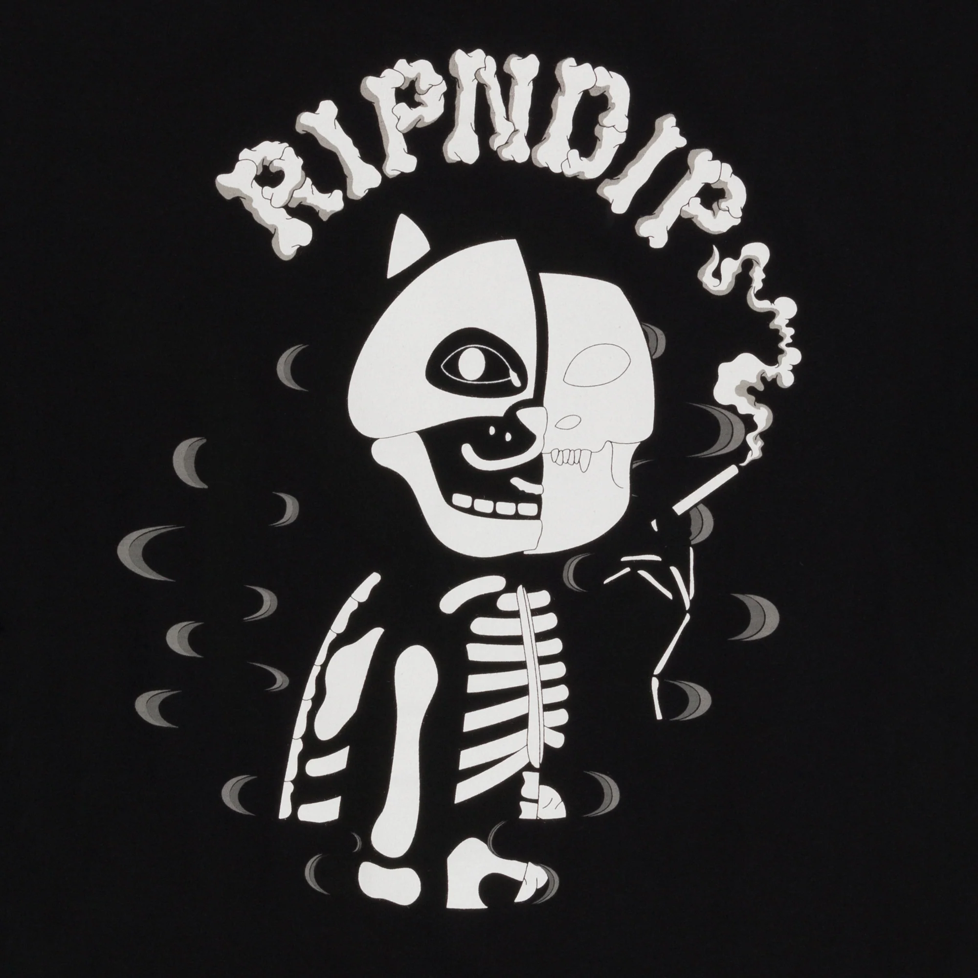 Skelly Nerm Smokes Tee (Black) - Image 5
