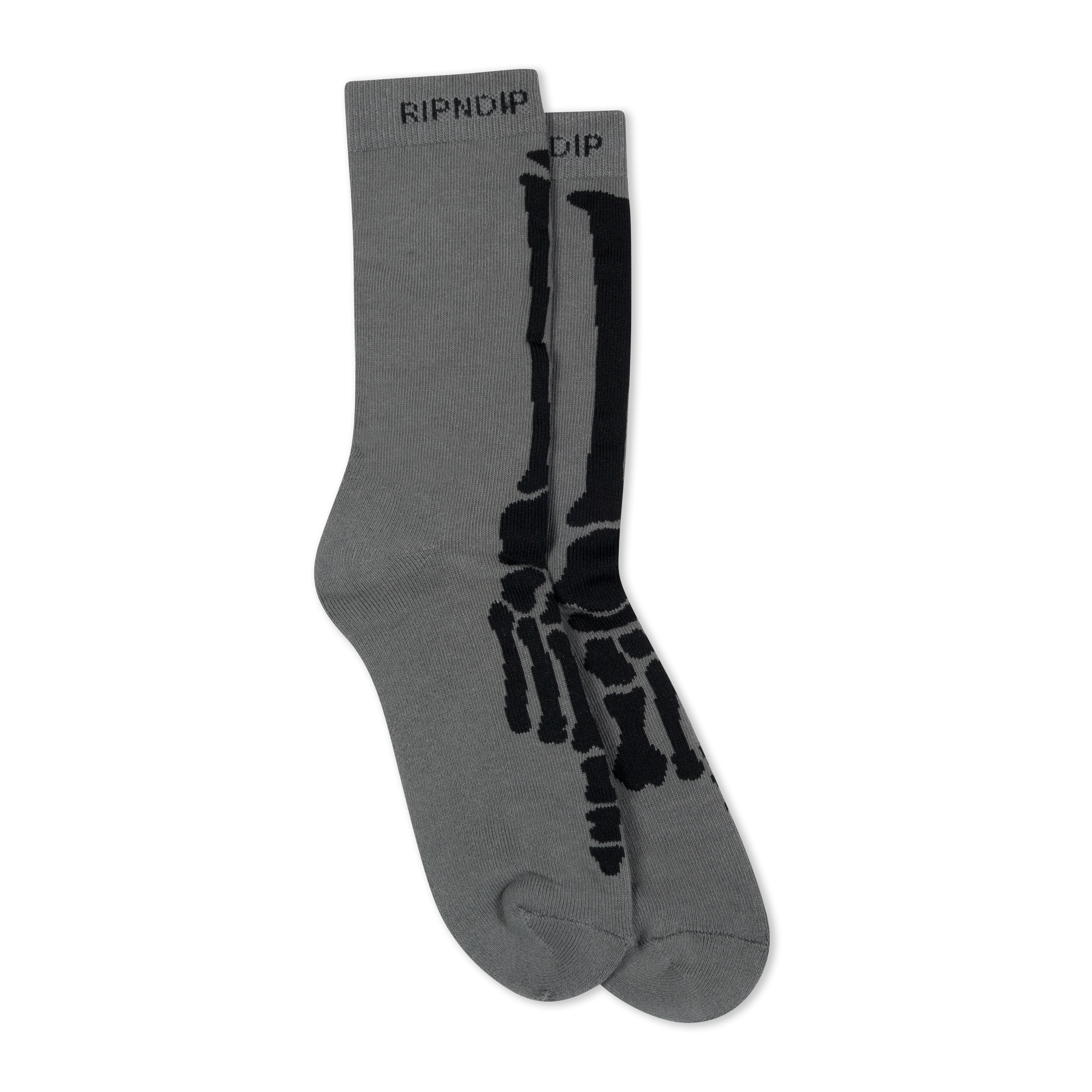 Skelly Nerm Socks (Charcoal)