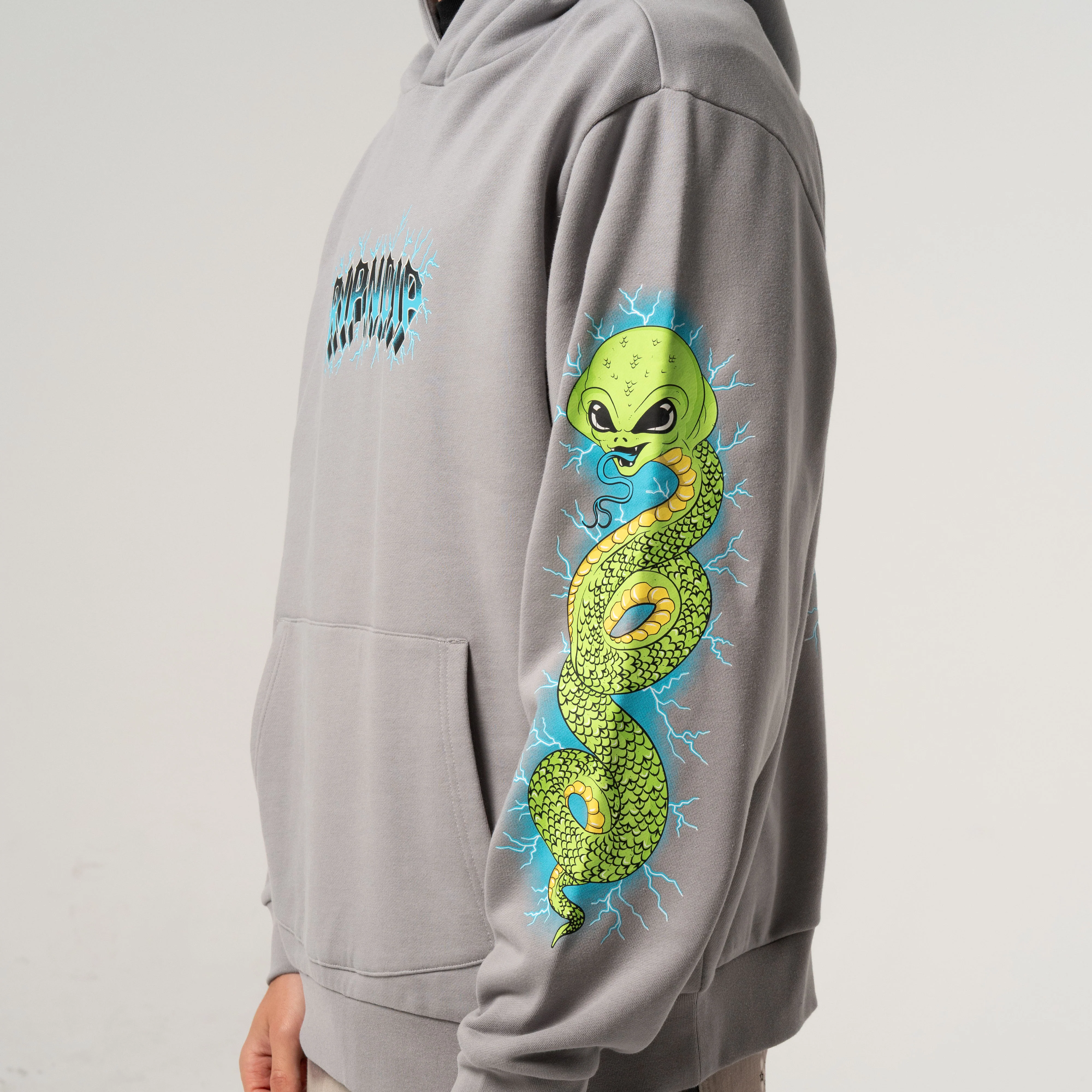 Skull and Bones Hoodie (Charcoal) - Image 4