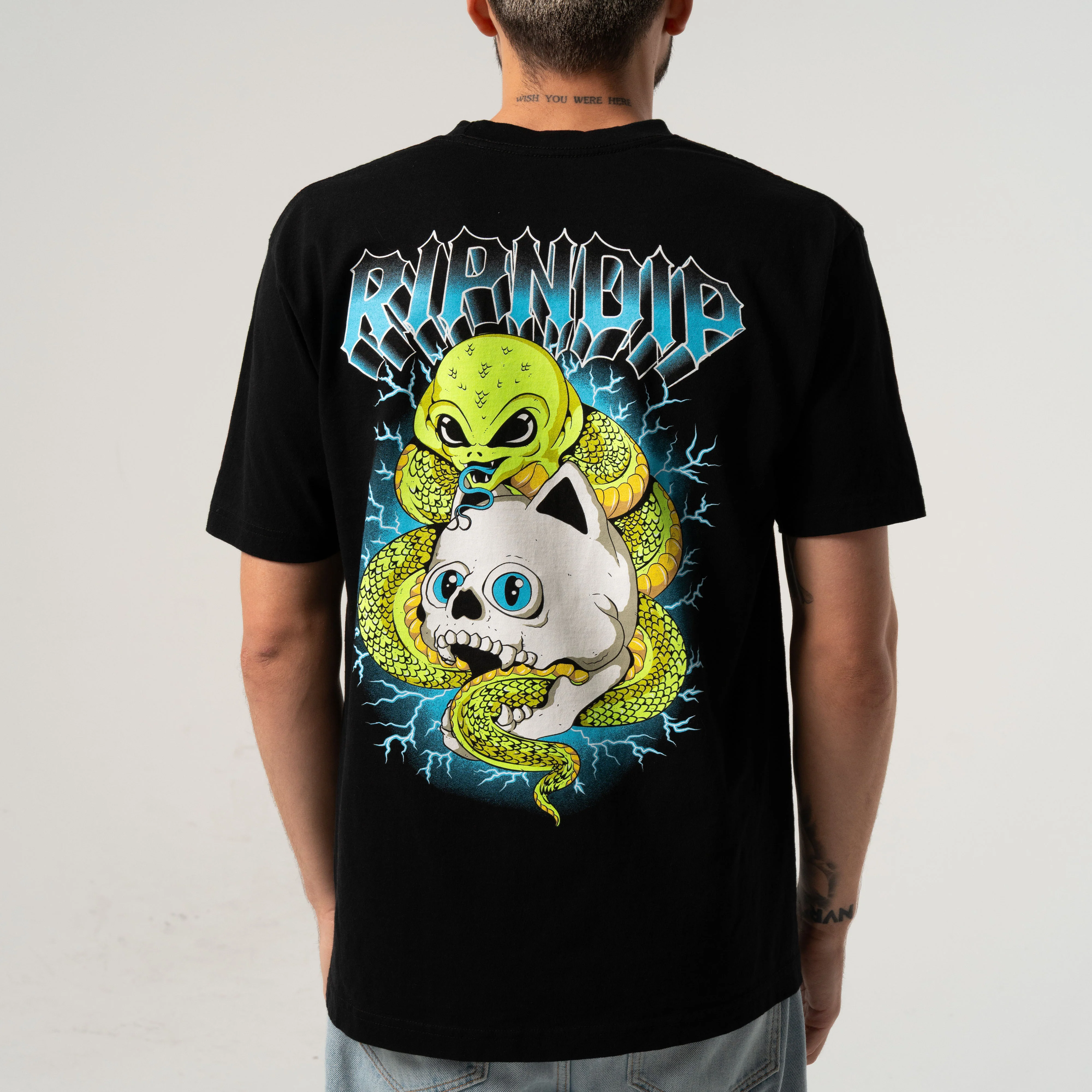 Skull and Bones Tee (Black) - Image 2