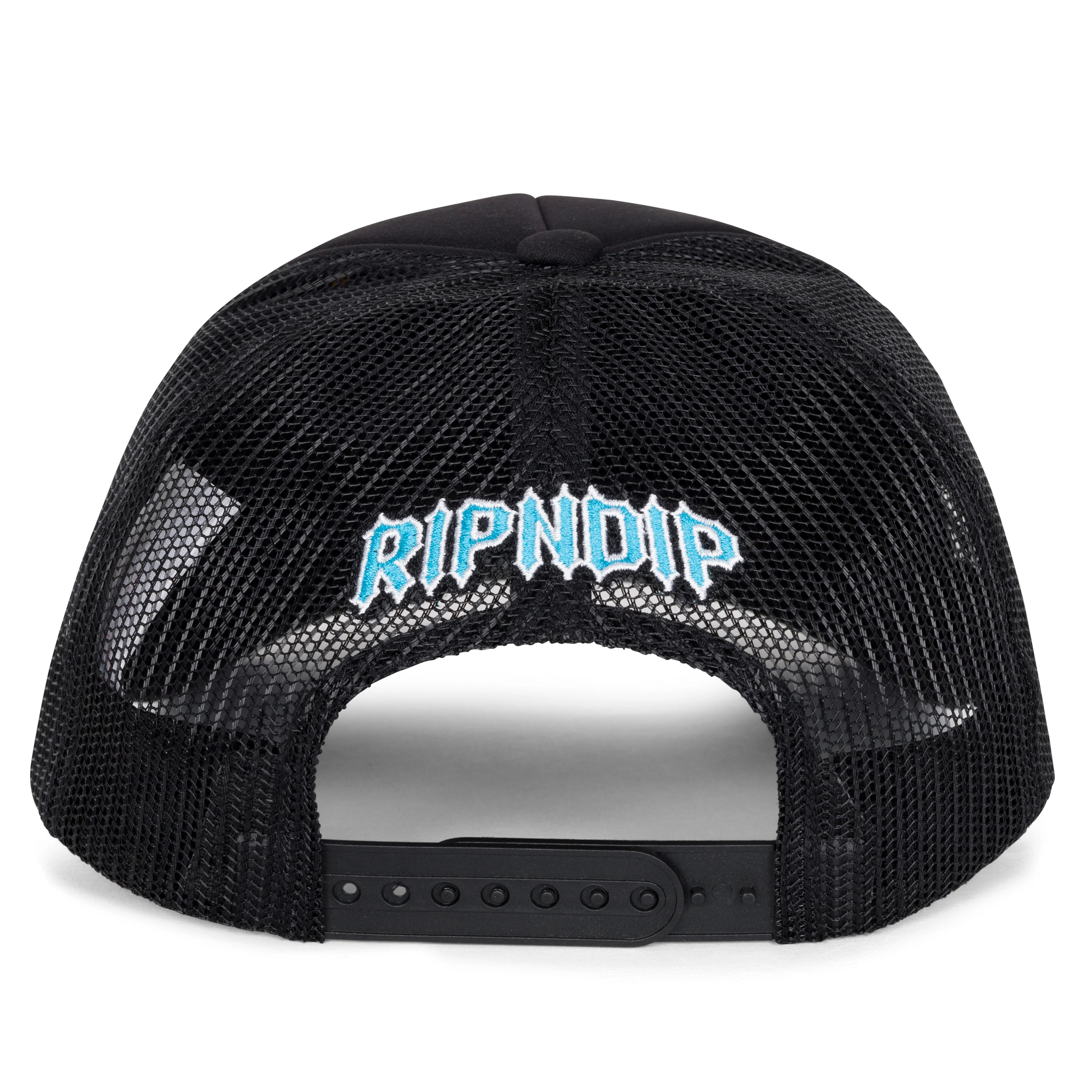 Skull and Bones Trucker Hat (Black) - Image 3
