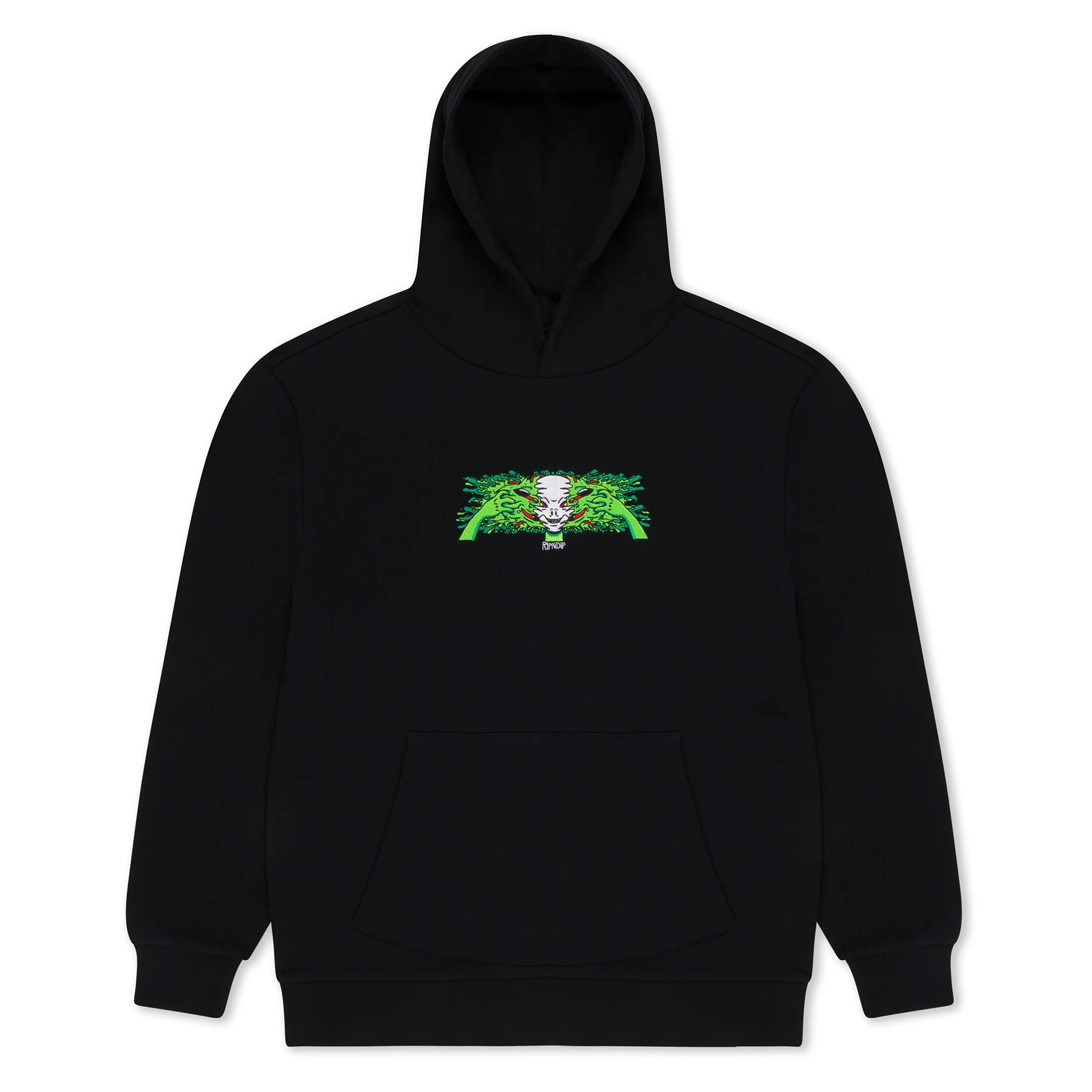 Skull Face Hoodie (Black) - Image 5