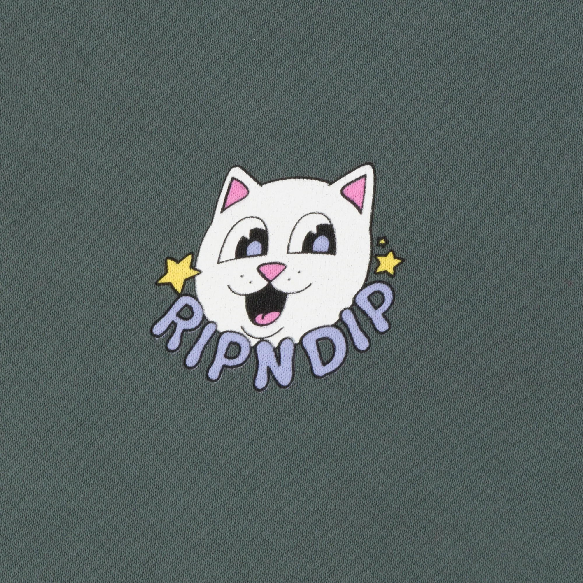 So Mushroom Cropped Hoodie (Charcoal) - Image 3