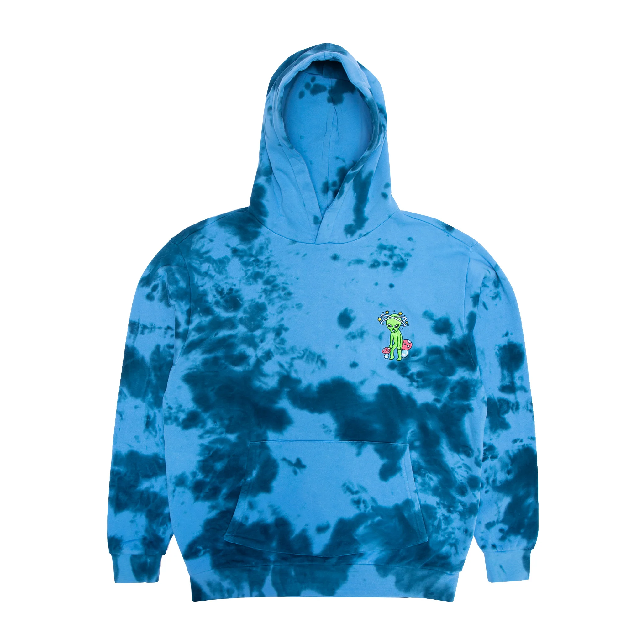Space Gang Hoodie (Navy Lightning Wash) - Image 4