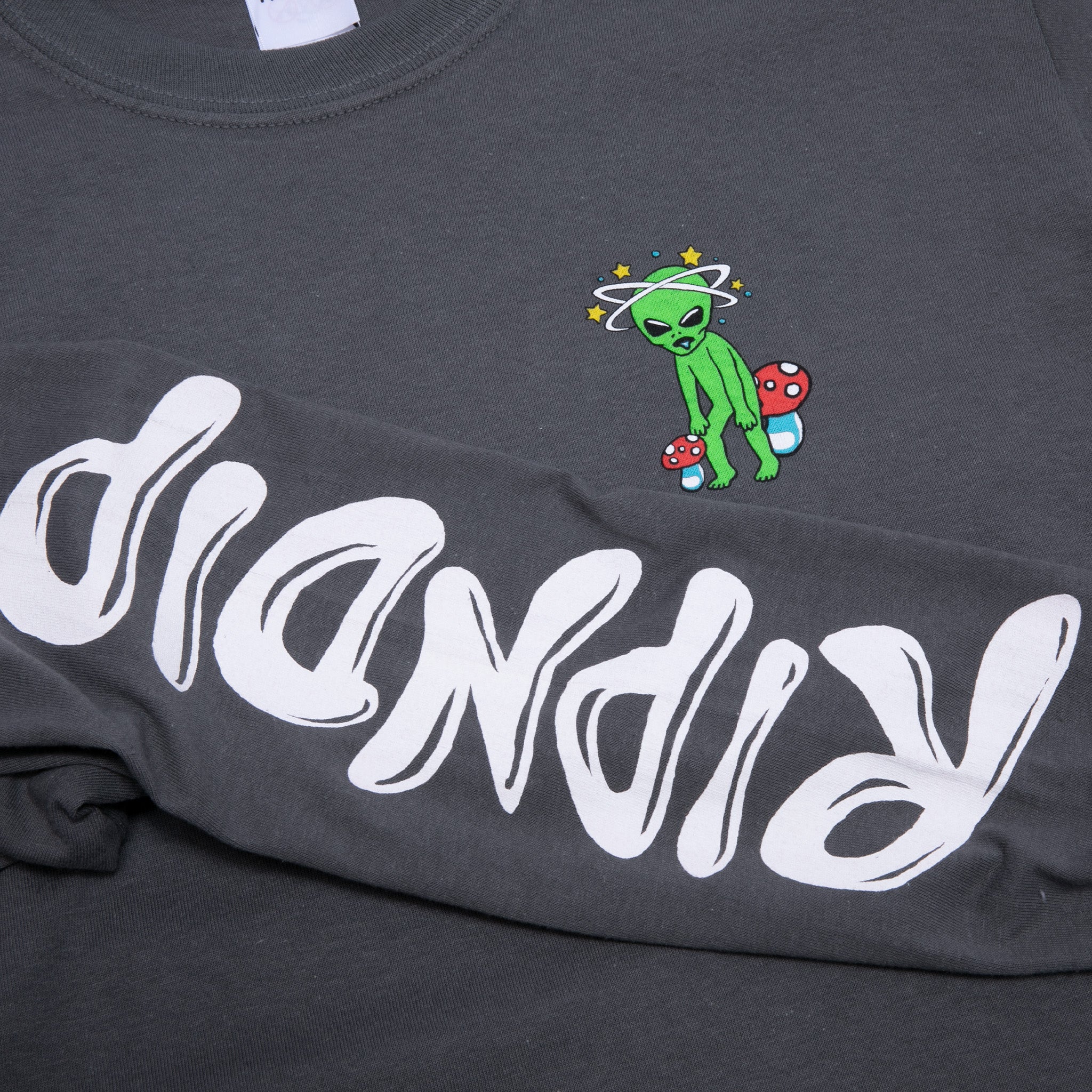 Space Gang Long Sleeve (Charcoal) - Image 5