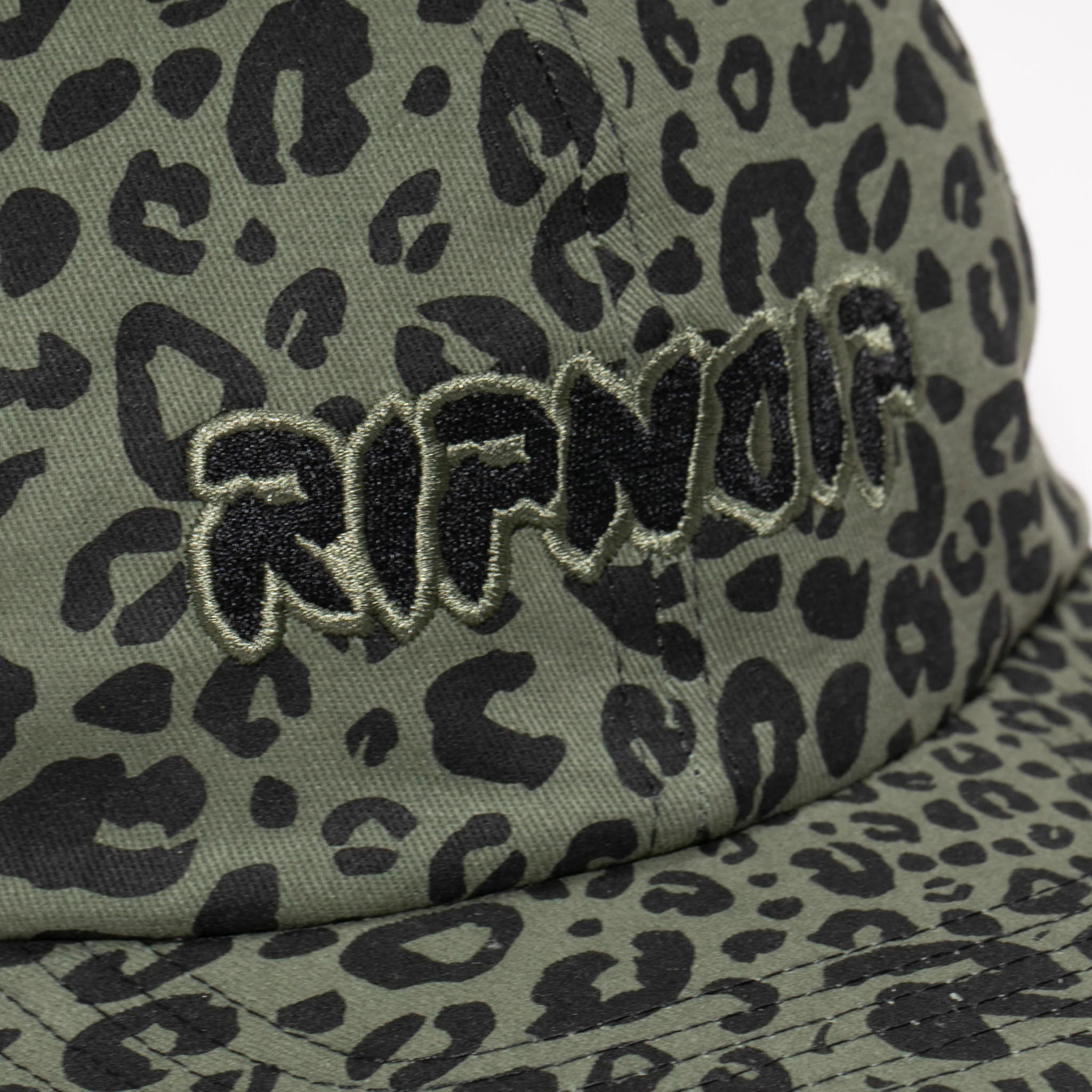 Spotted 6 Panel Strapback (Olive) - Image 4