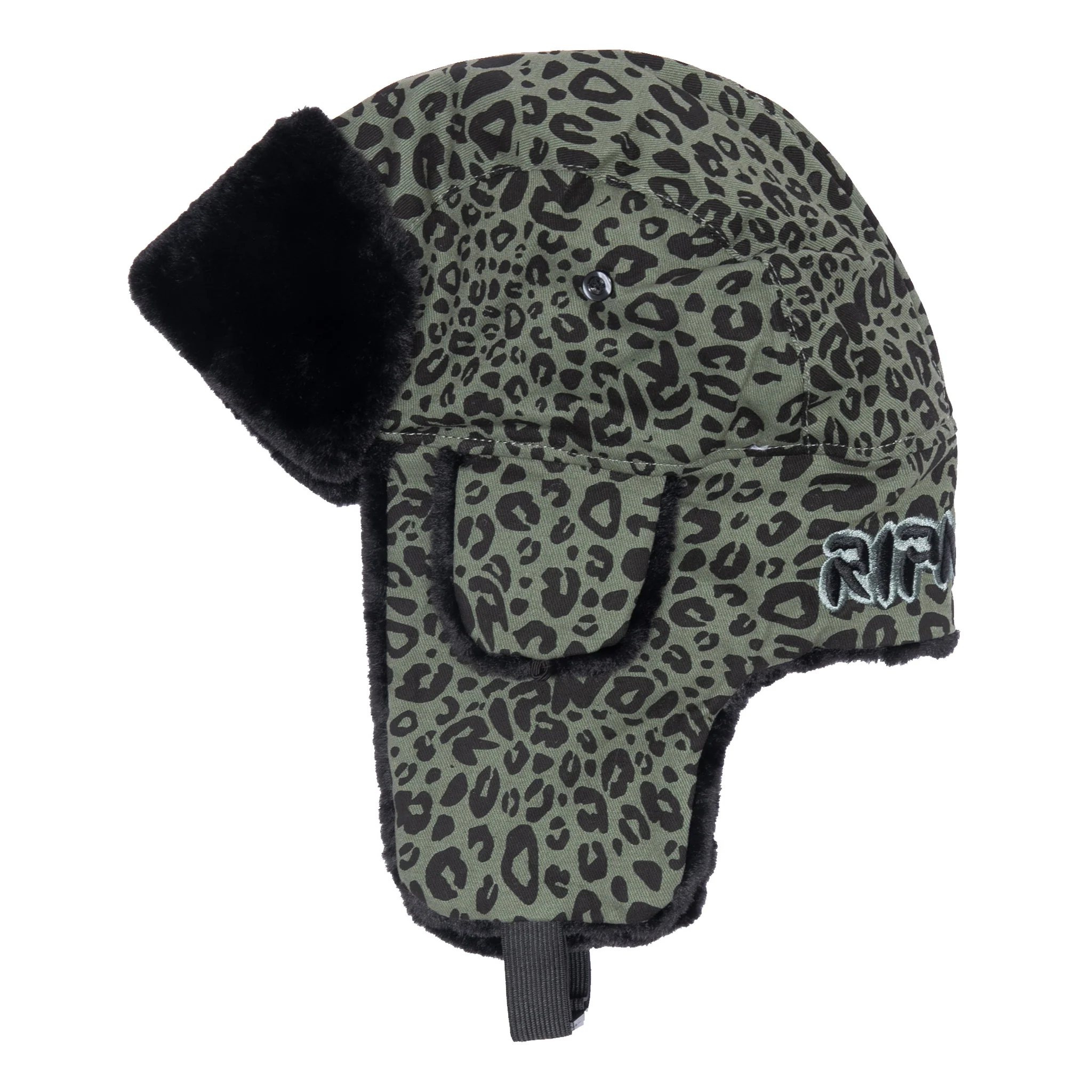 Spotted Aviator Hat (Olive) - Image 4