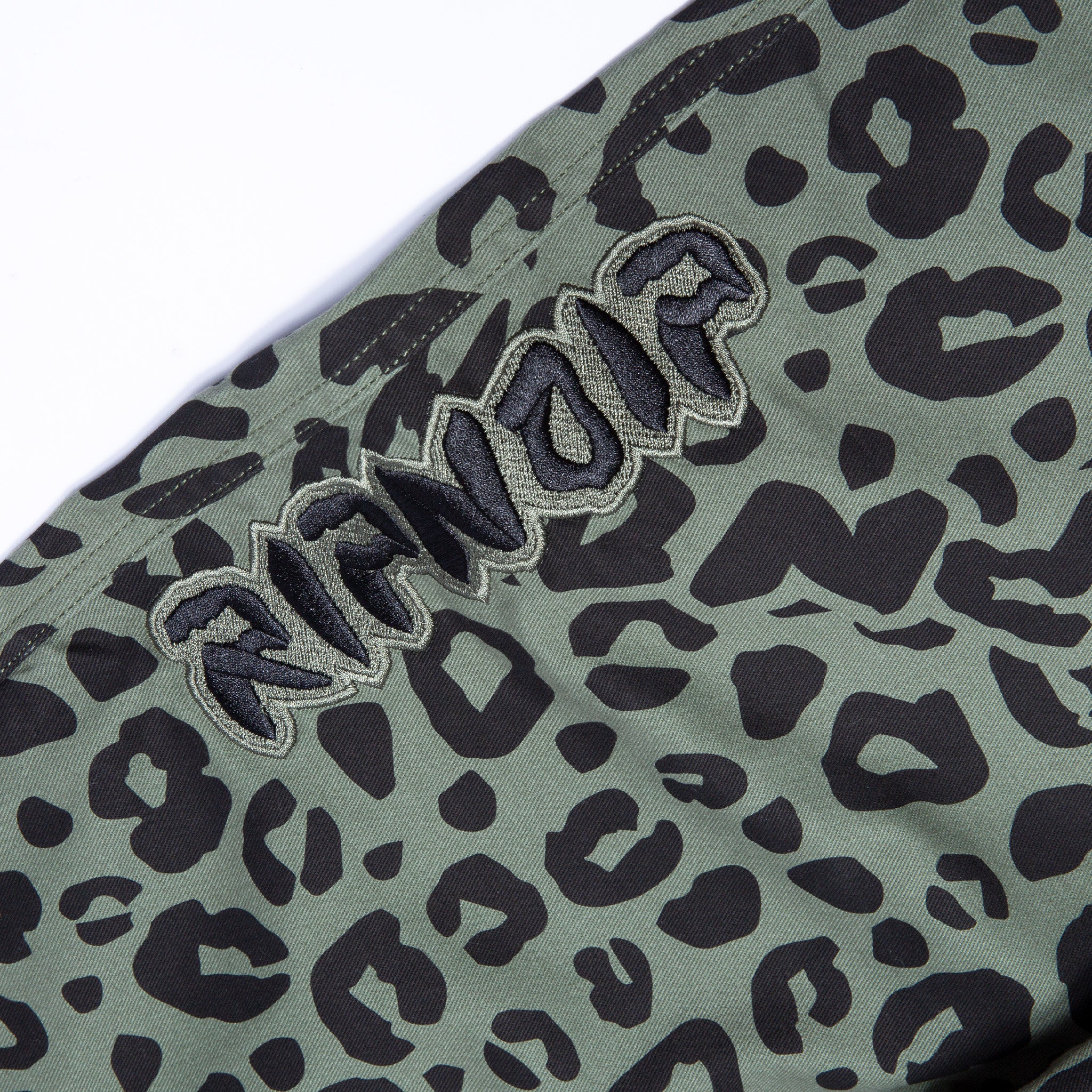 Spotted Cotton Twill Pants (Olive) - Image 6
