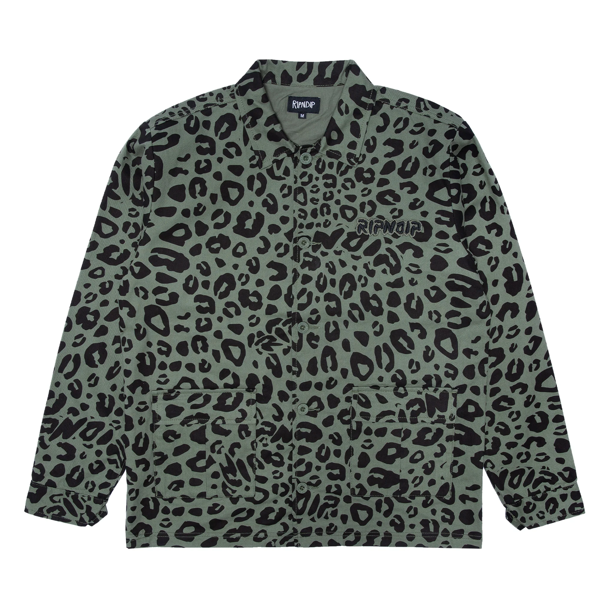 Spotted Military Jacket (Olive) - Image 3