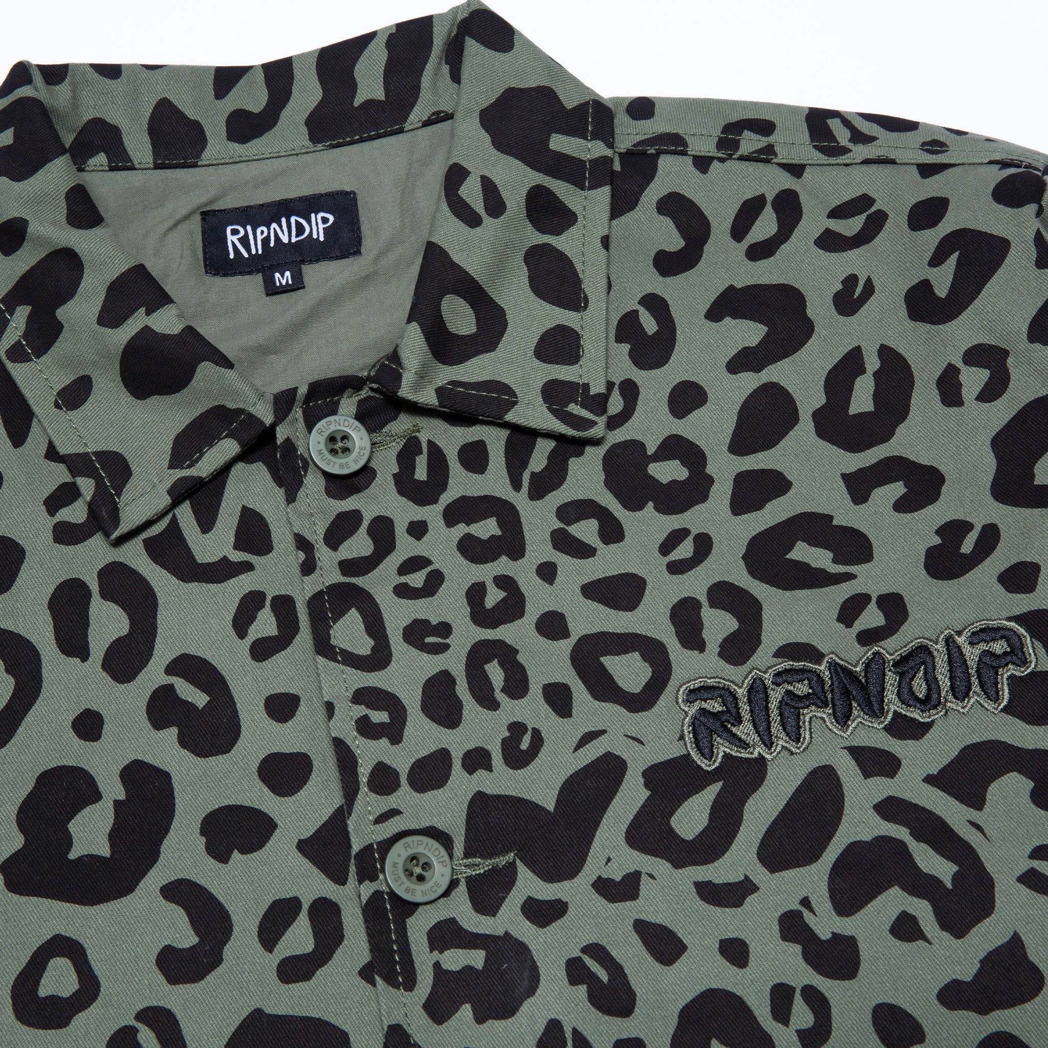 Spotted Military Jacket (Olive) - Image 7